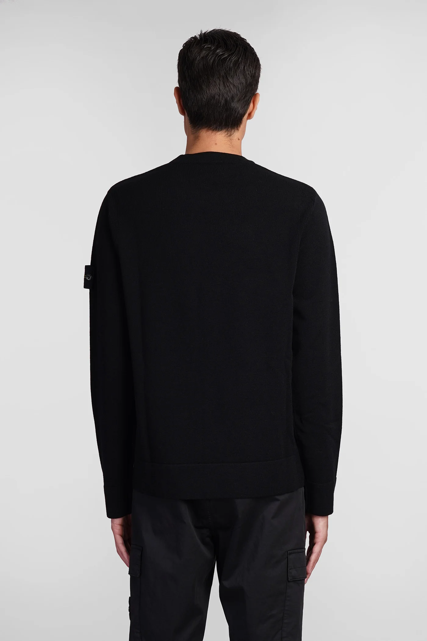 Knitwear in black wool - Image 3
