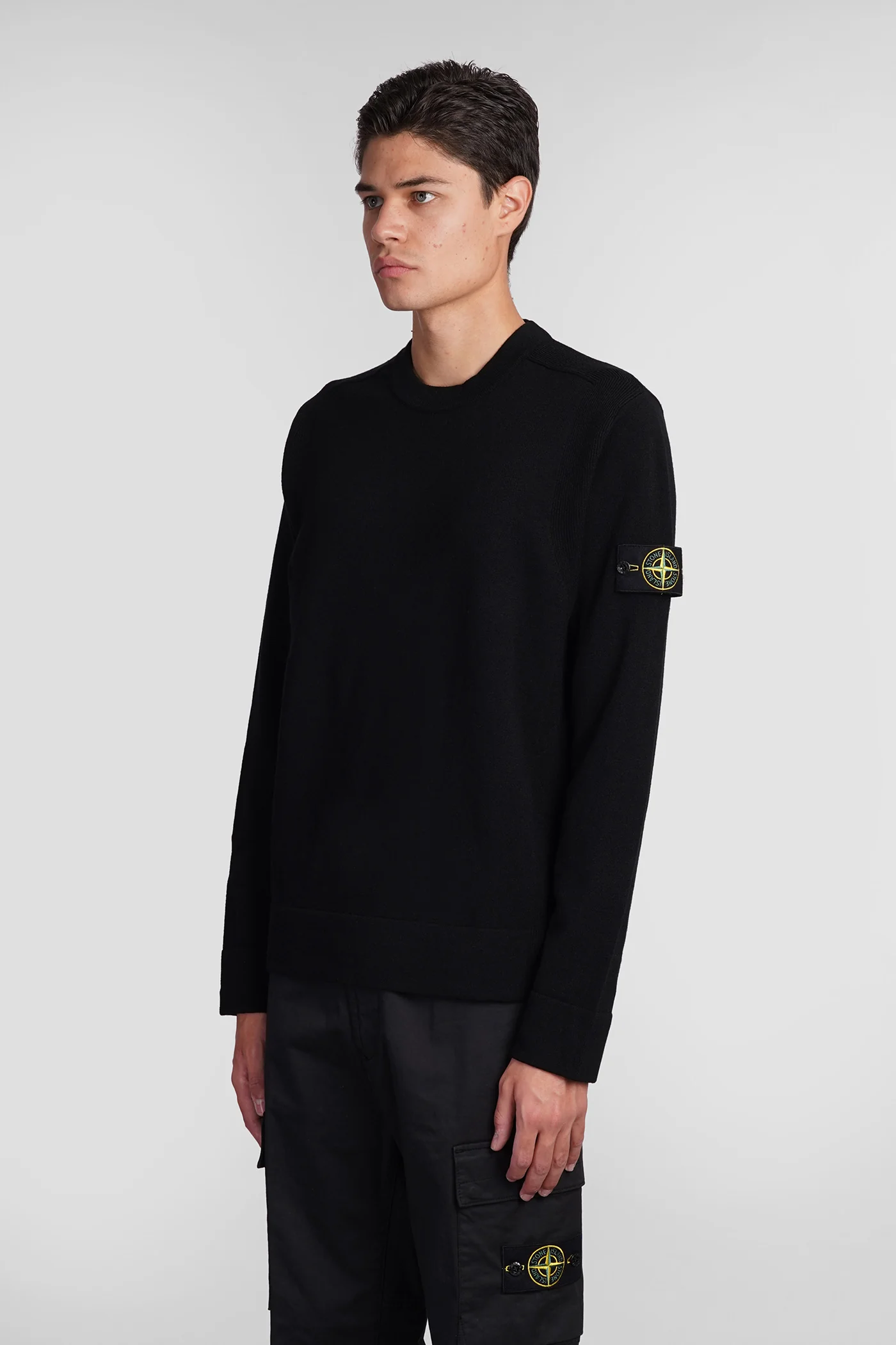 Knitwear in black wool - Image 4