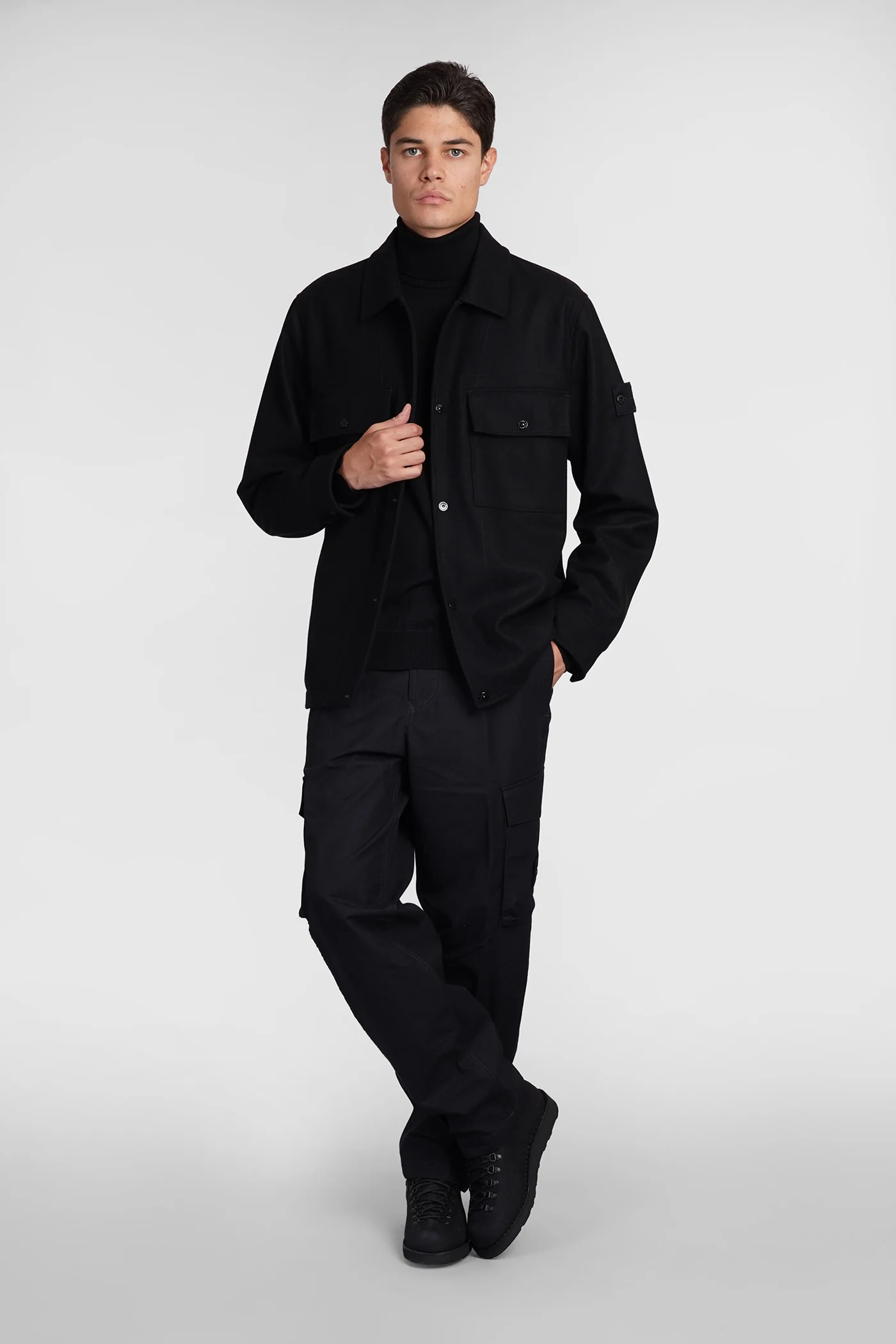 Knitwear in black wool - Image 2
