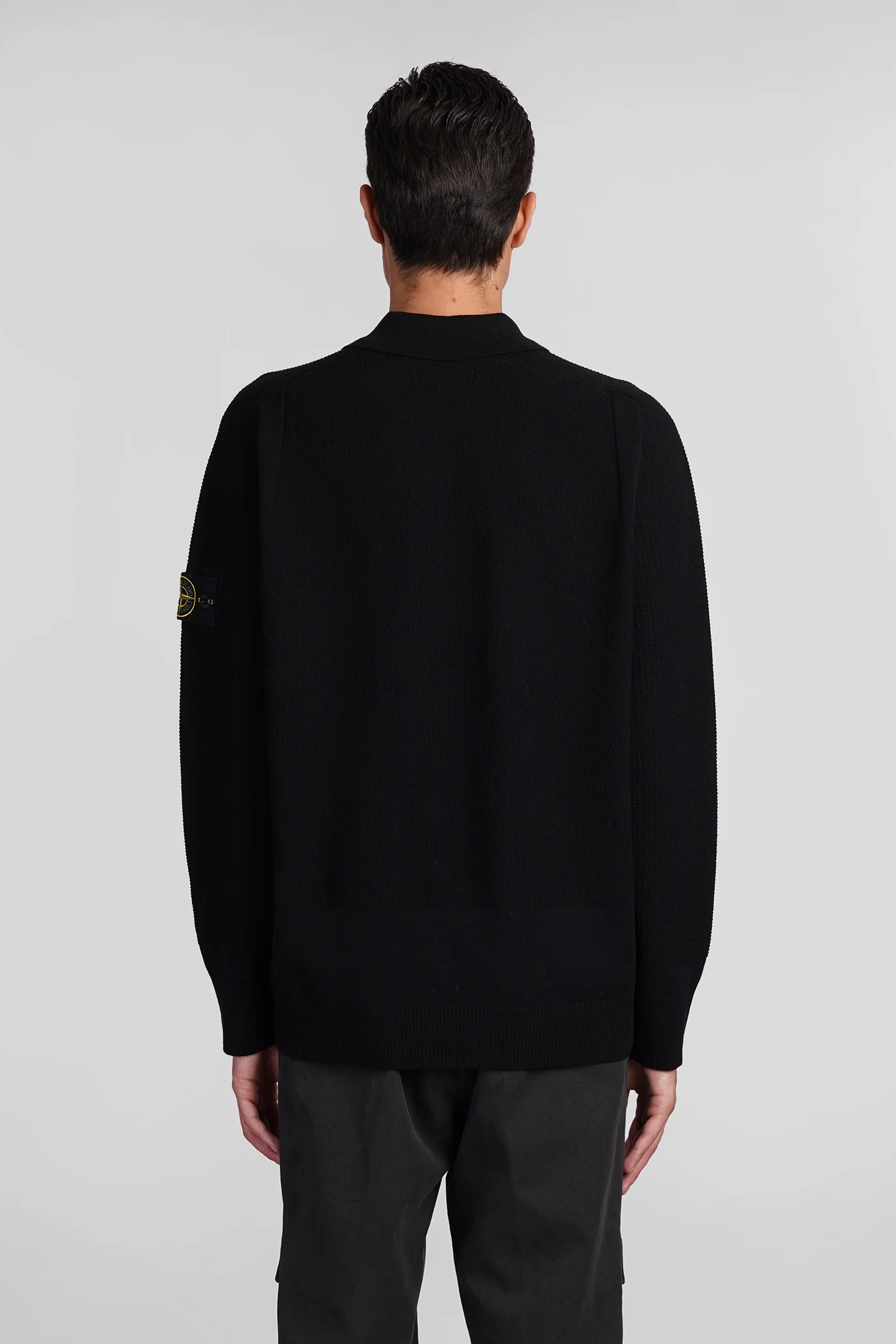 Knitwear in black wool - Image 3