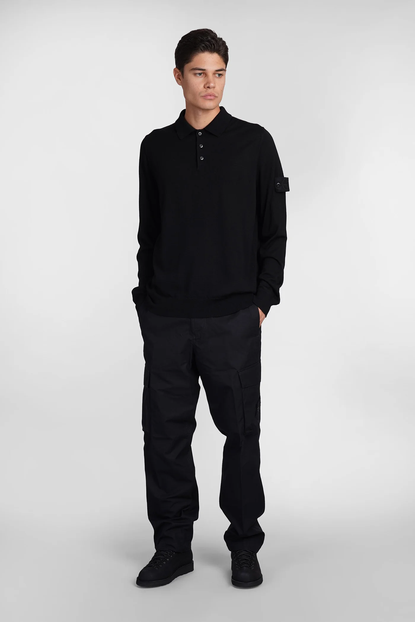 Knitwear in black wool - Image 2