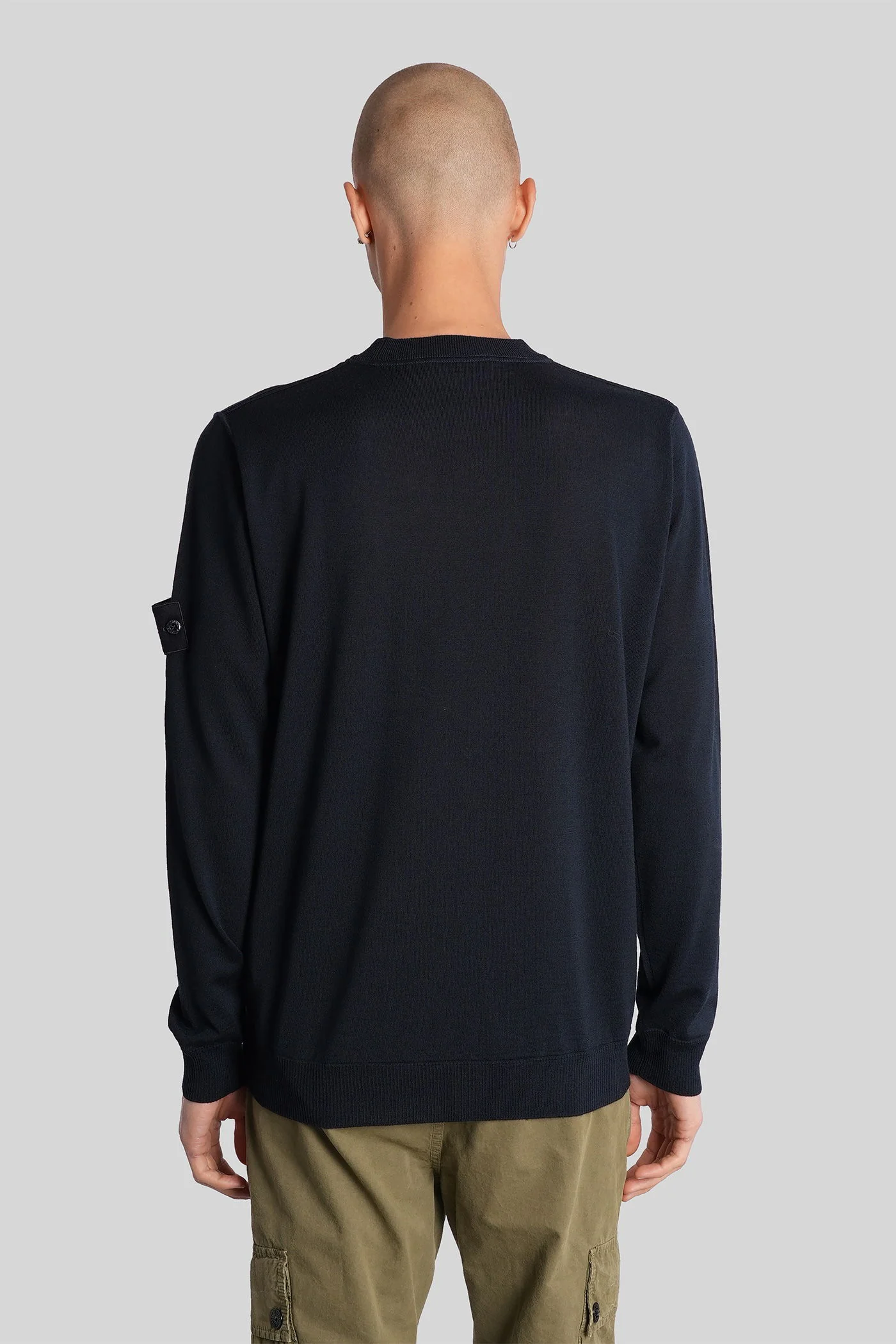 Knitwear in blue wool - Image 3