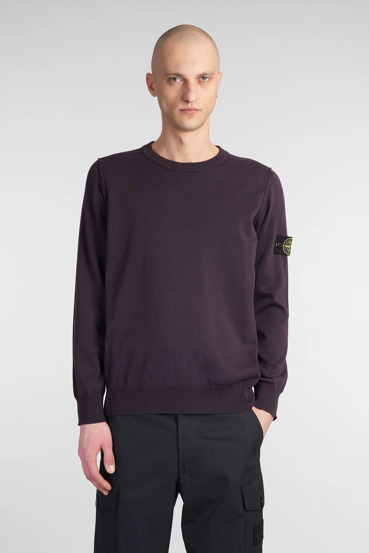 Knitwear in Viola cotton