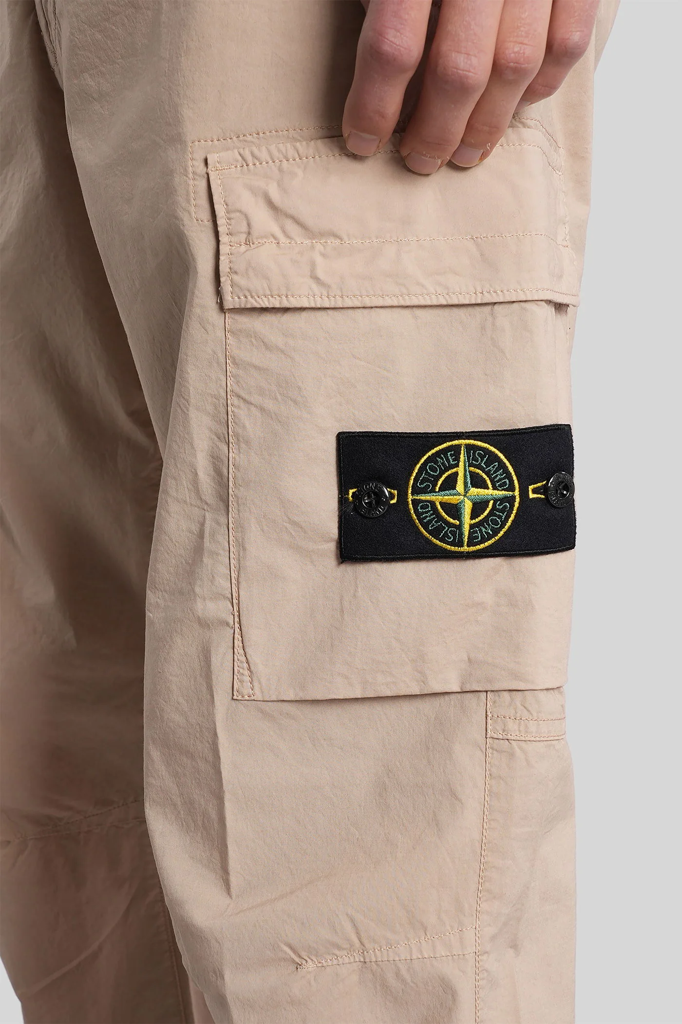 Pants in beige cotton - Image 5