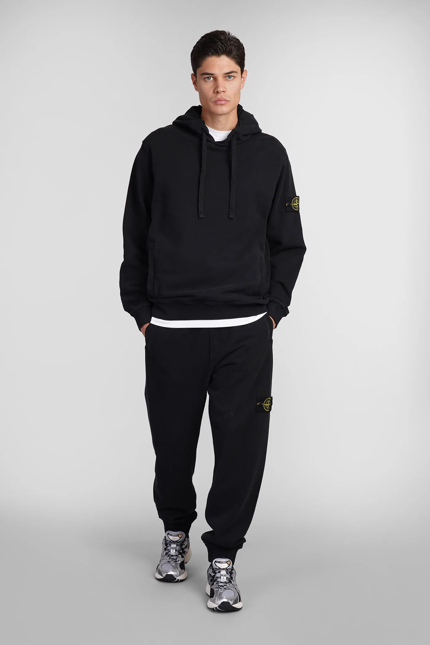 Pants in black cotton - Image 2