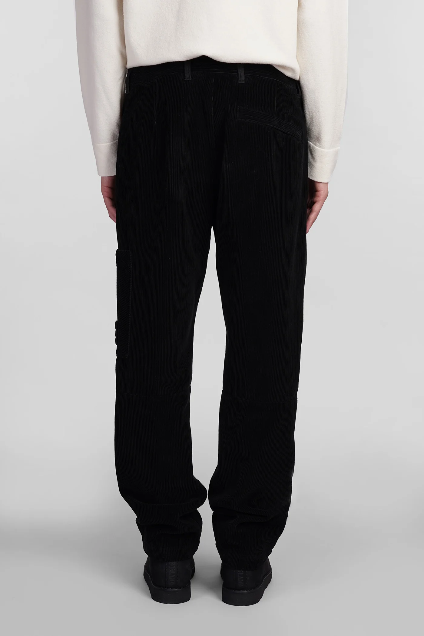 Pants in black cotton - Image 3