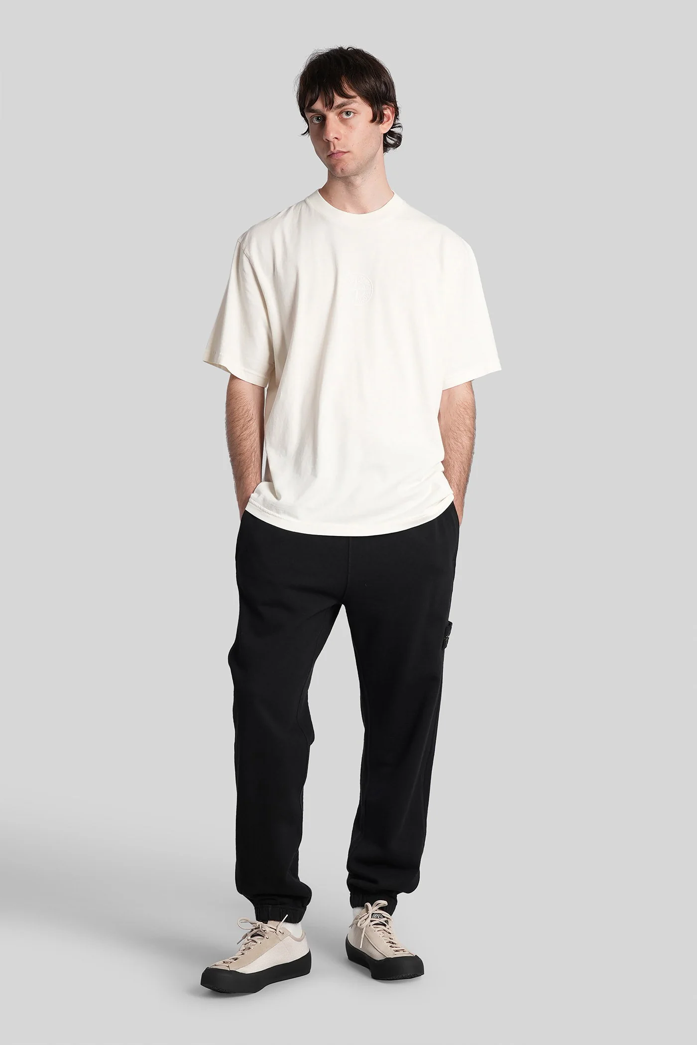 Pants in black cotton - Image 2