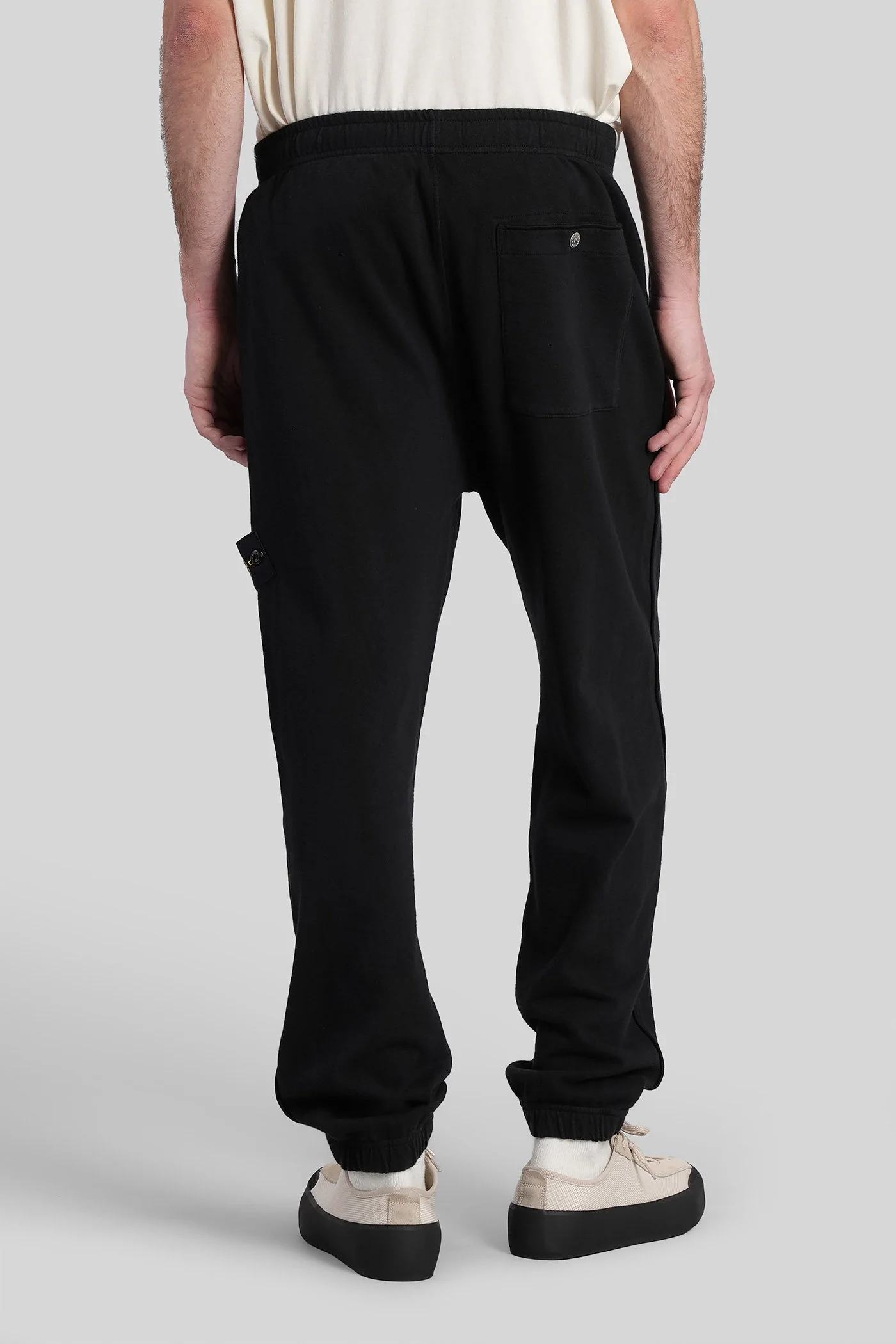 Pants in black cotton - Image 3