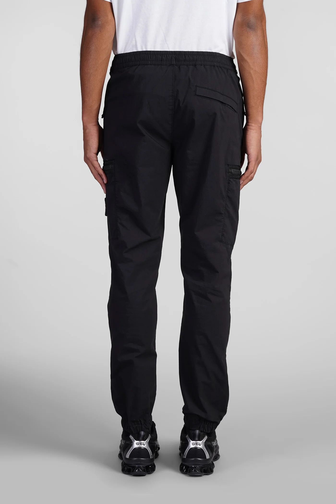 Pants in black polyamide - Image 3