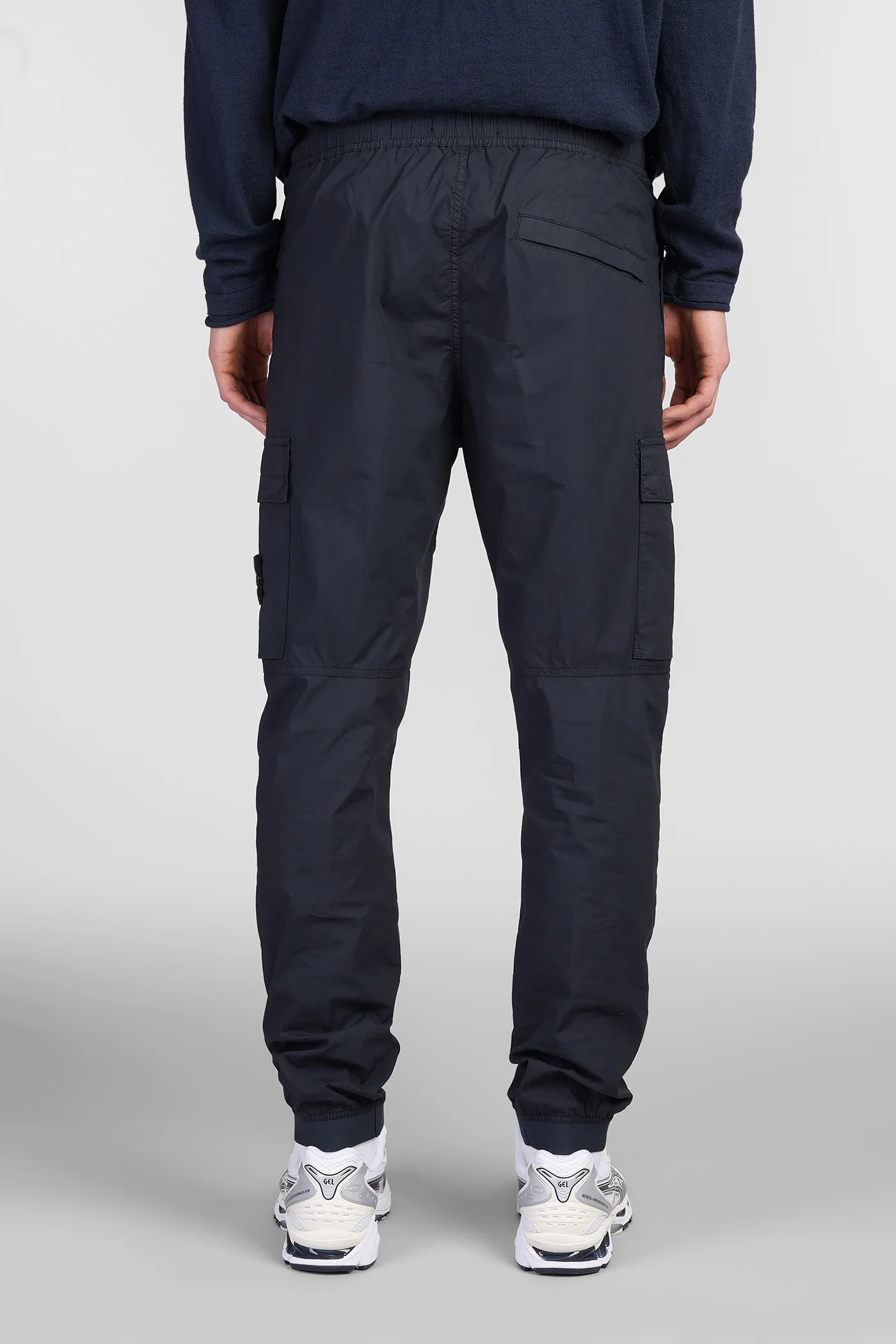 Pants in blue cotton - Image 3