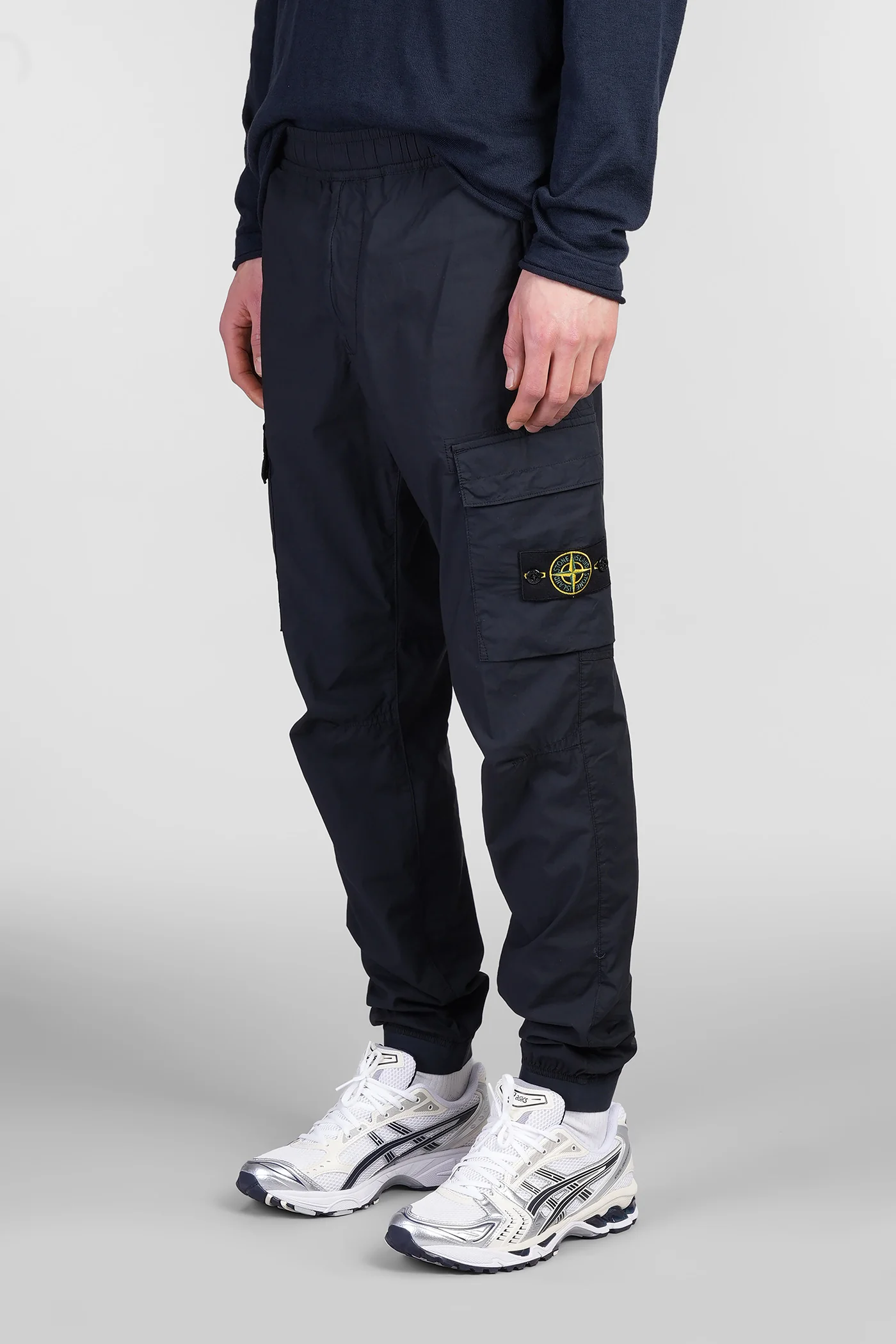 Pants in blue cotton - Image 4