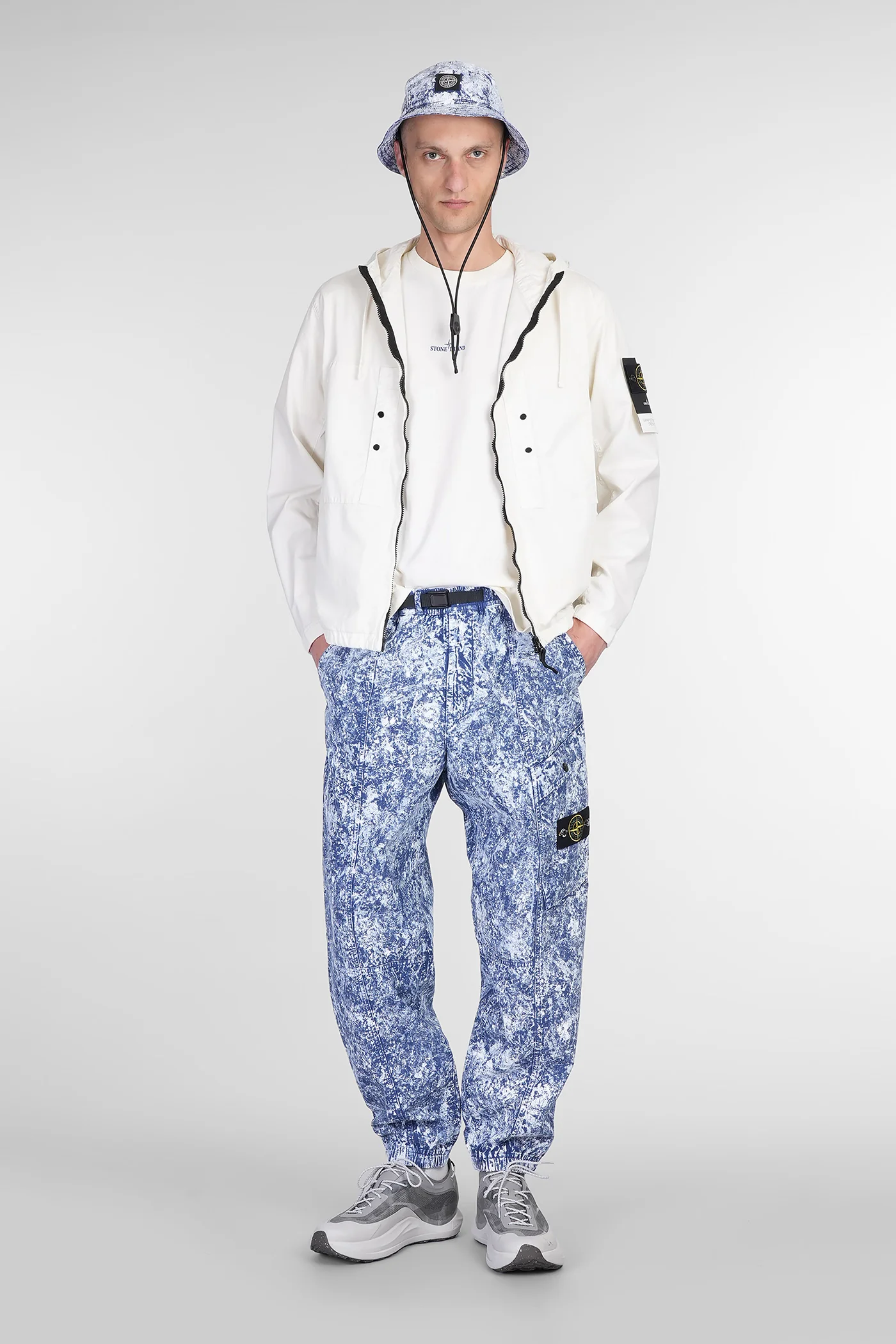 Pants in blue cotton - Image 2