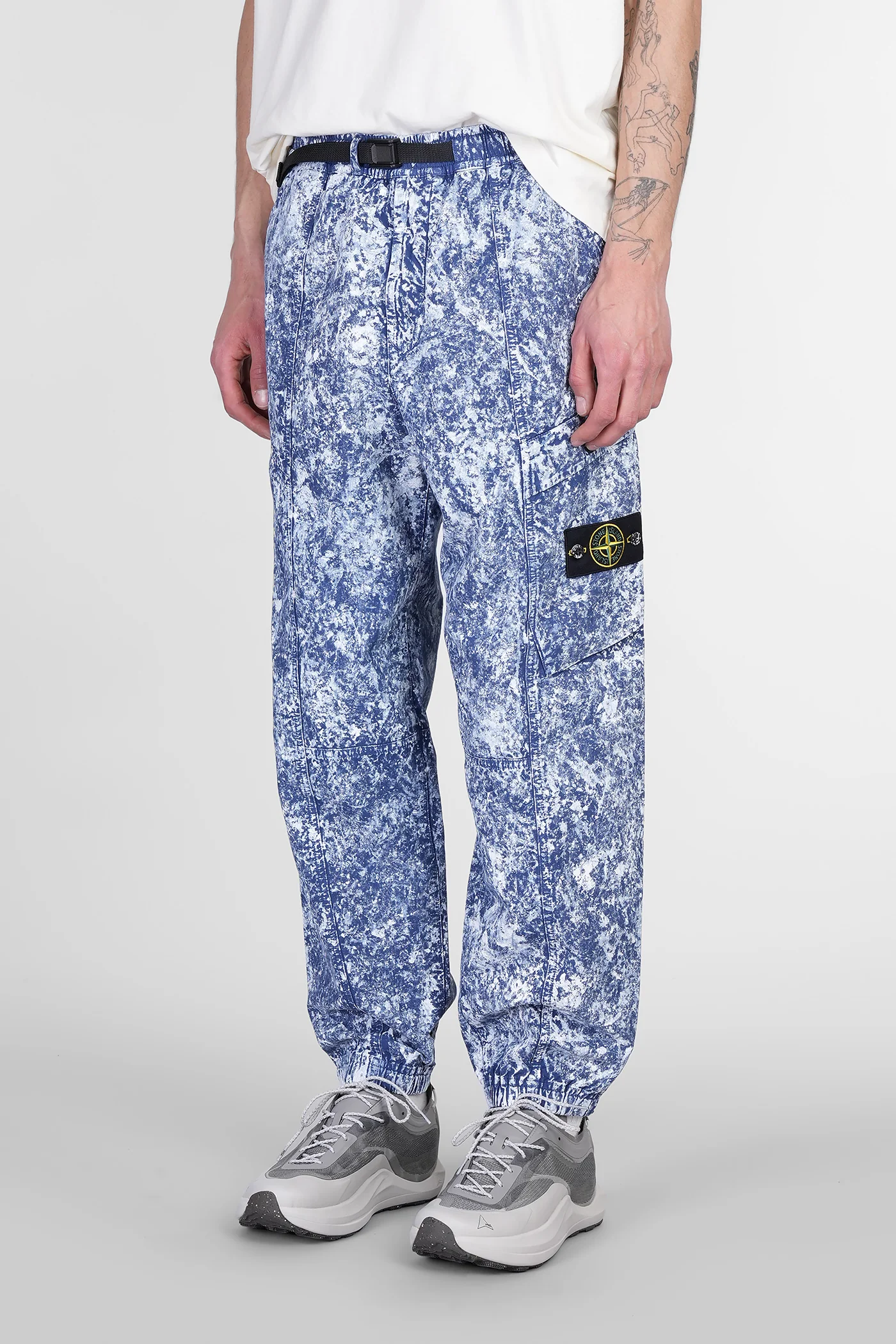 Pants in blue cotton - Image 4