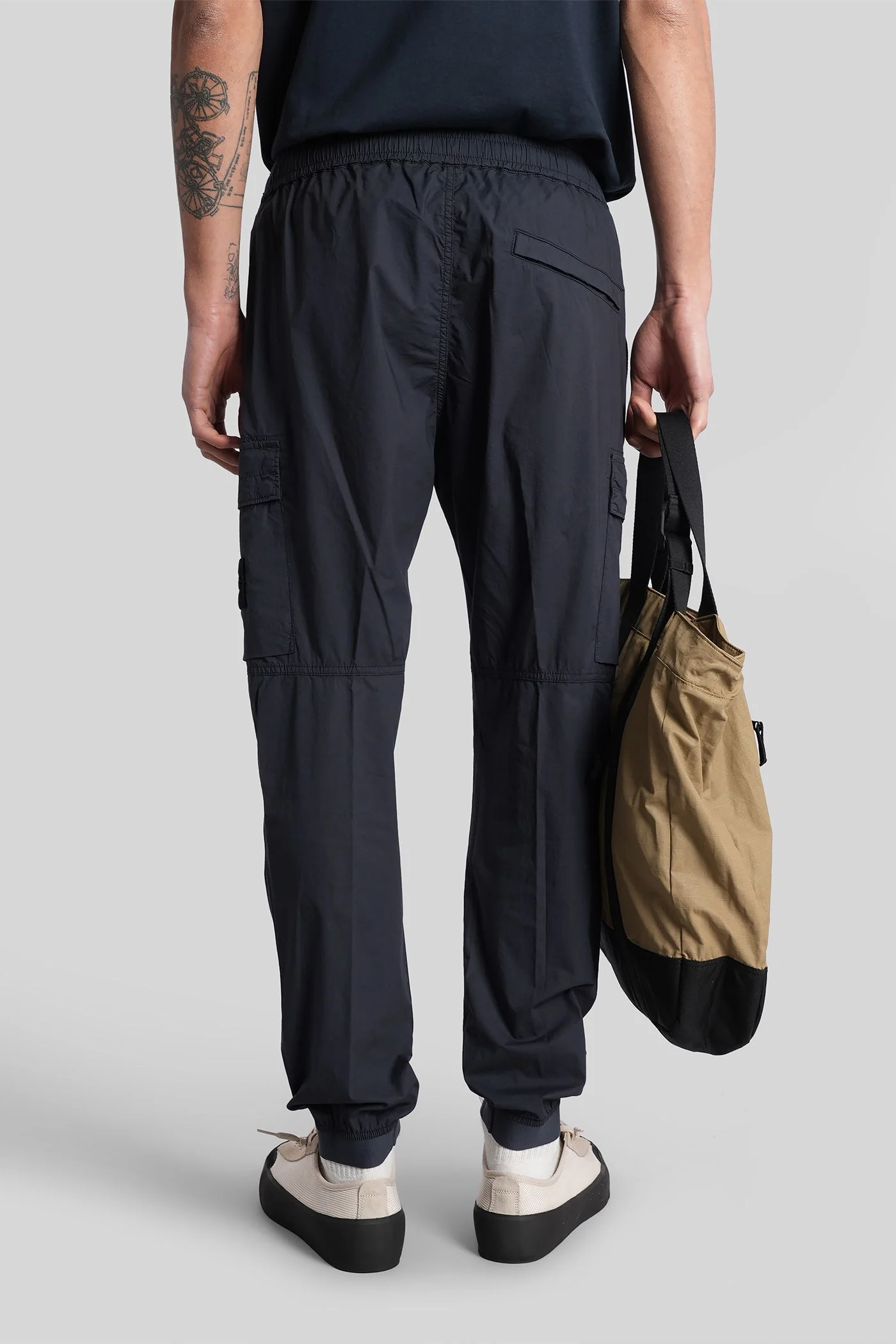 Pants in blue cotton - Image 3