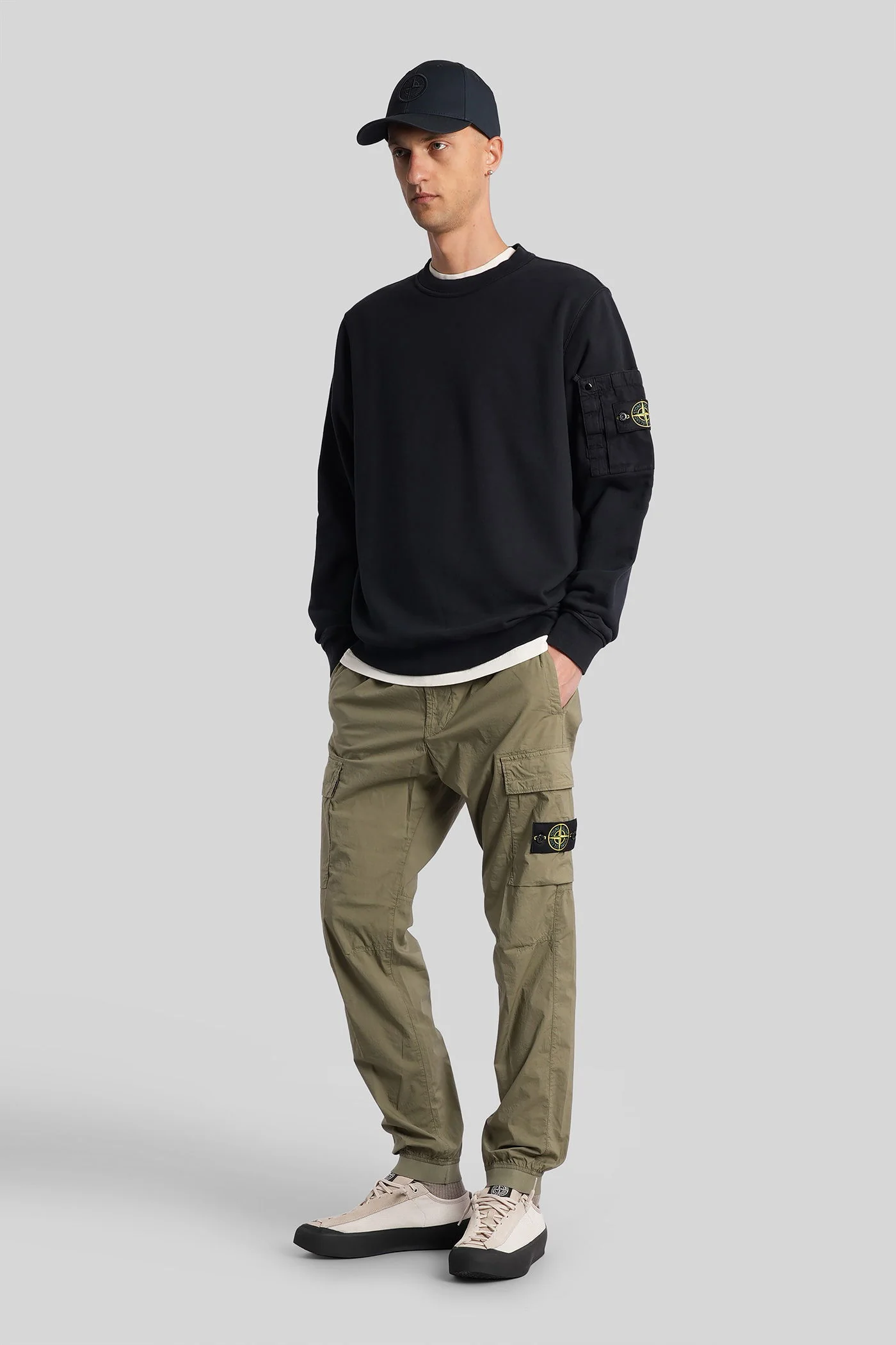 Pants in green cotton - Image 2