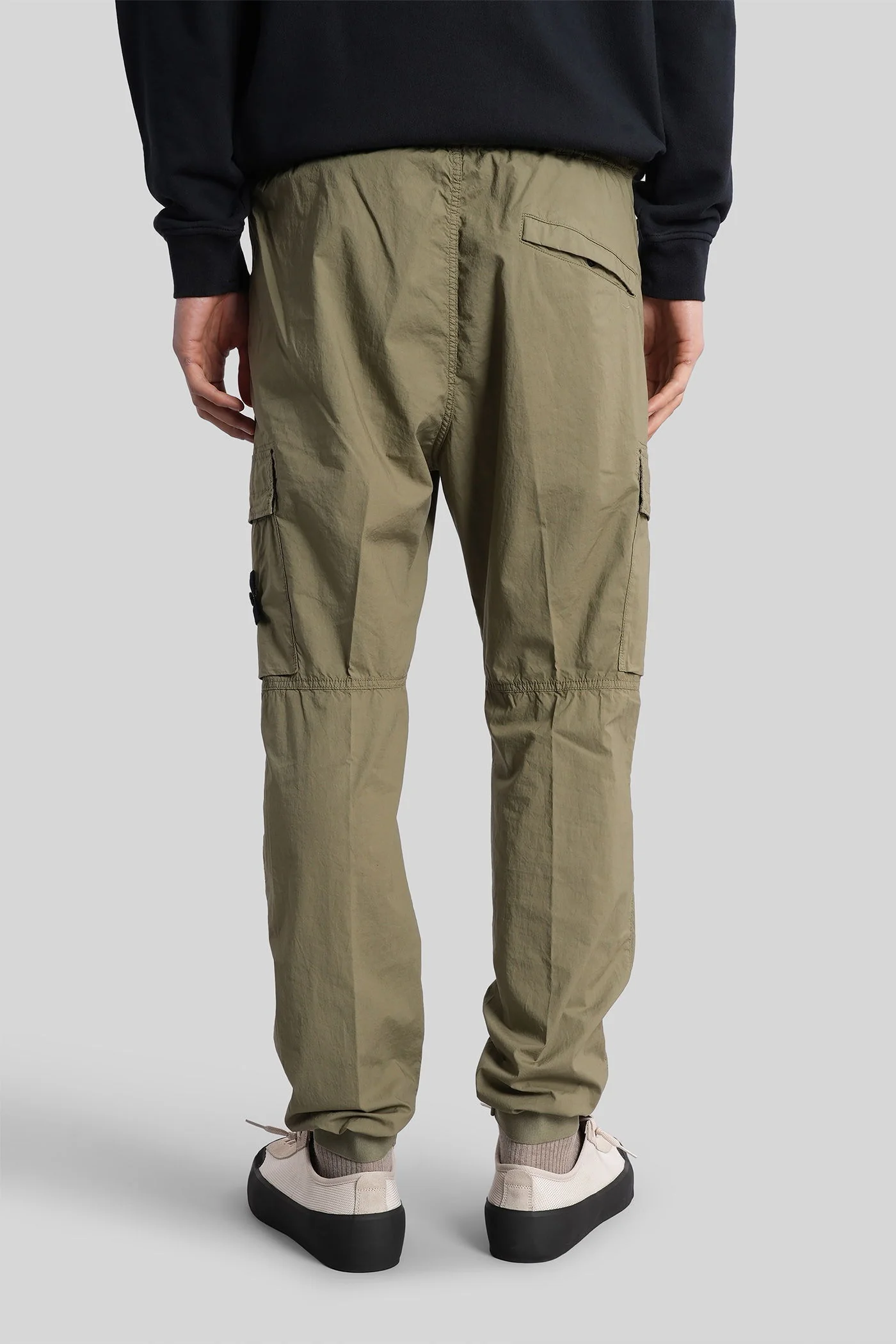 Pants in green cotton - Image 3