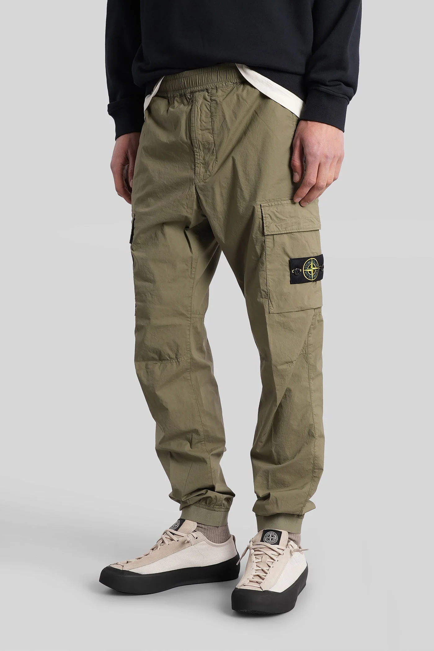 Pants in green cotton - Image 4