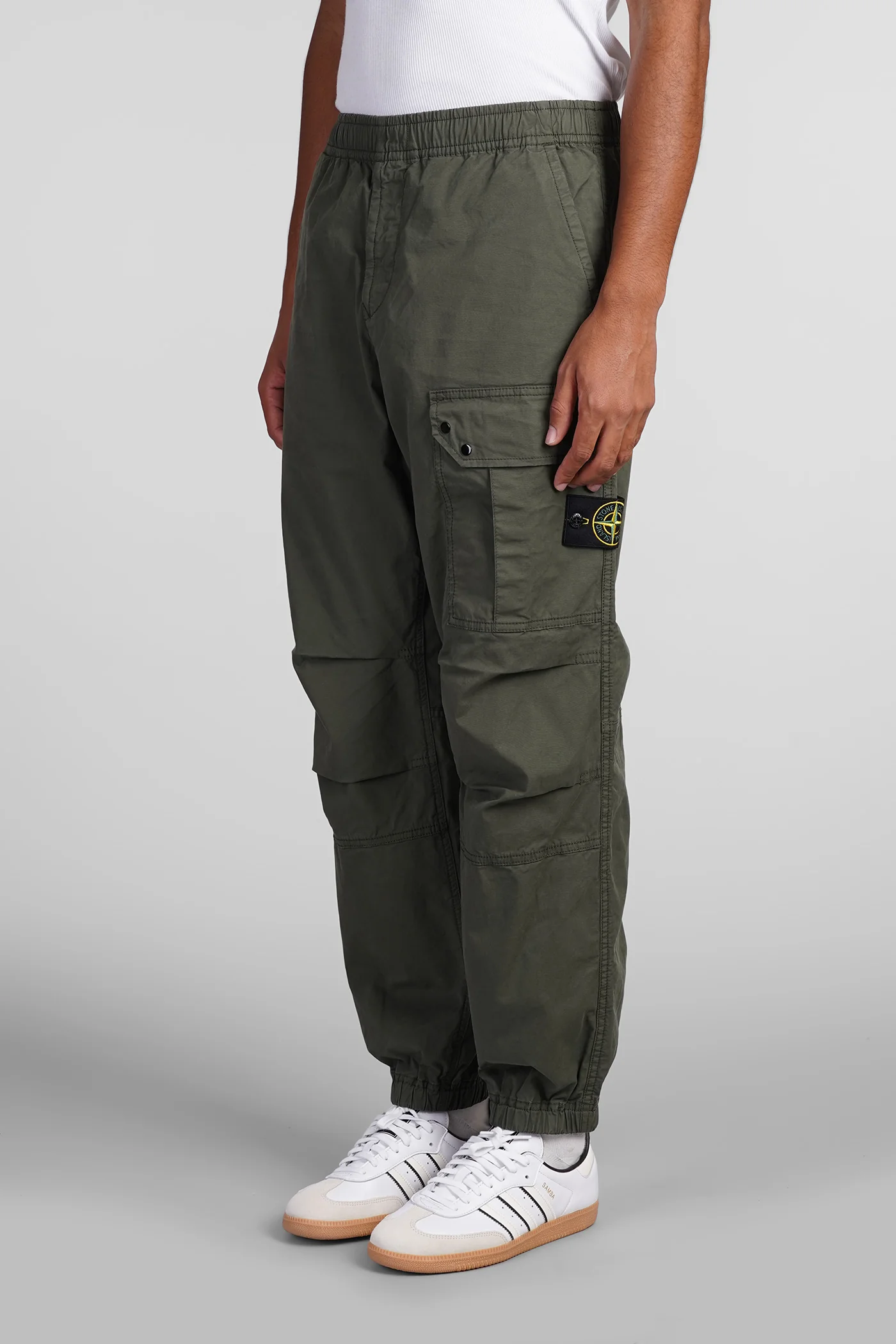 Pants in green cotton - Image 4