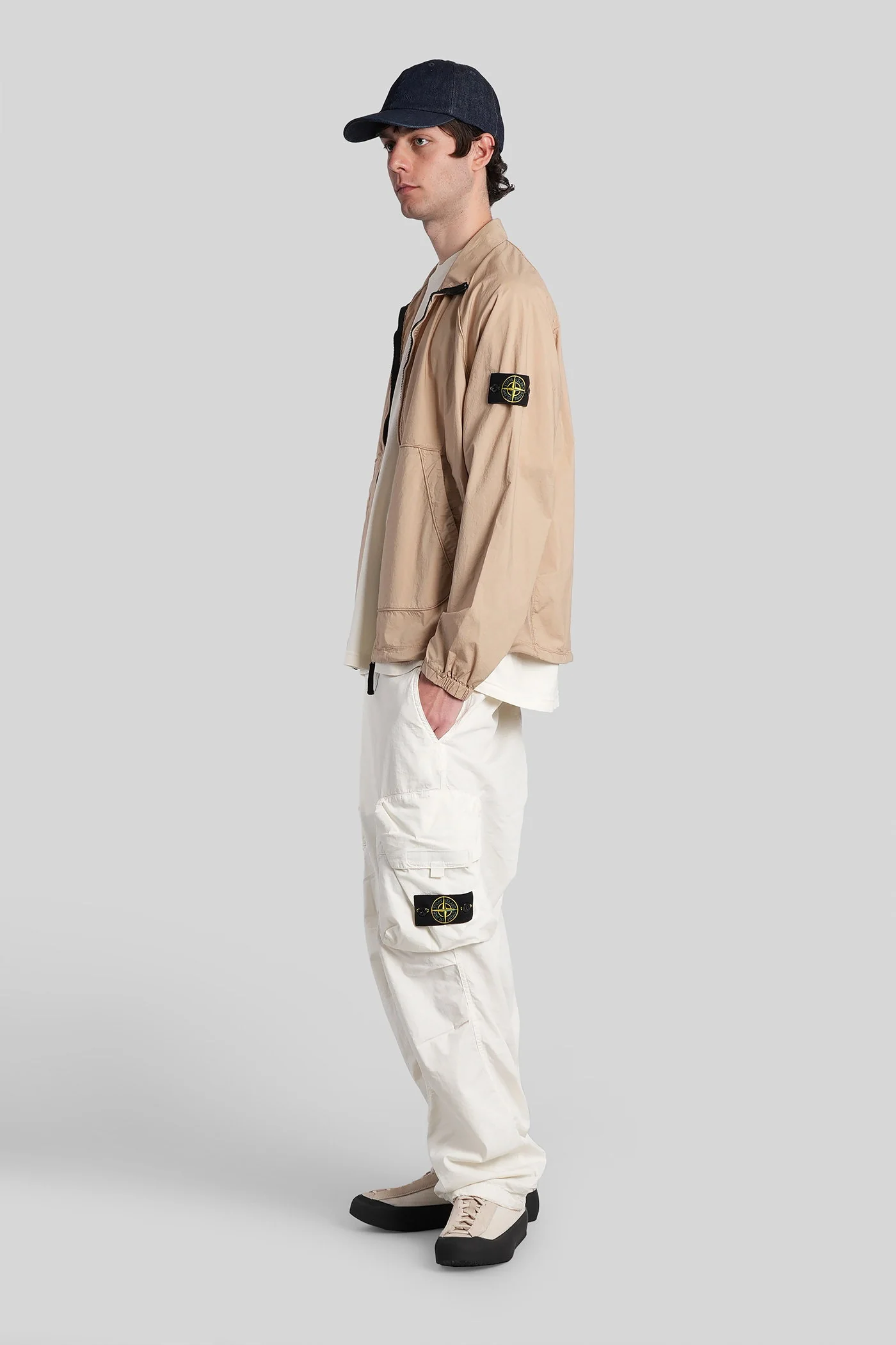 Pants in white cotton - Image 2