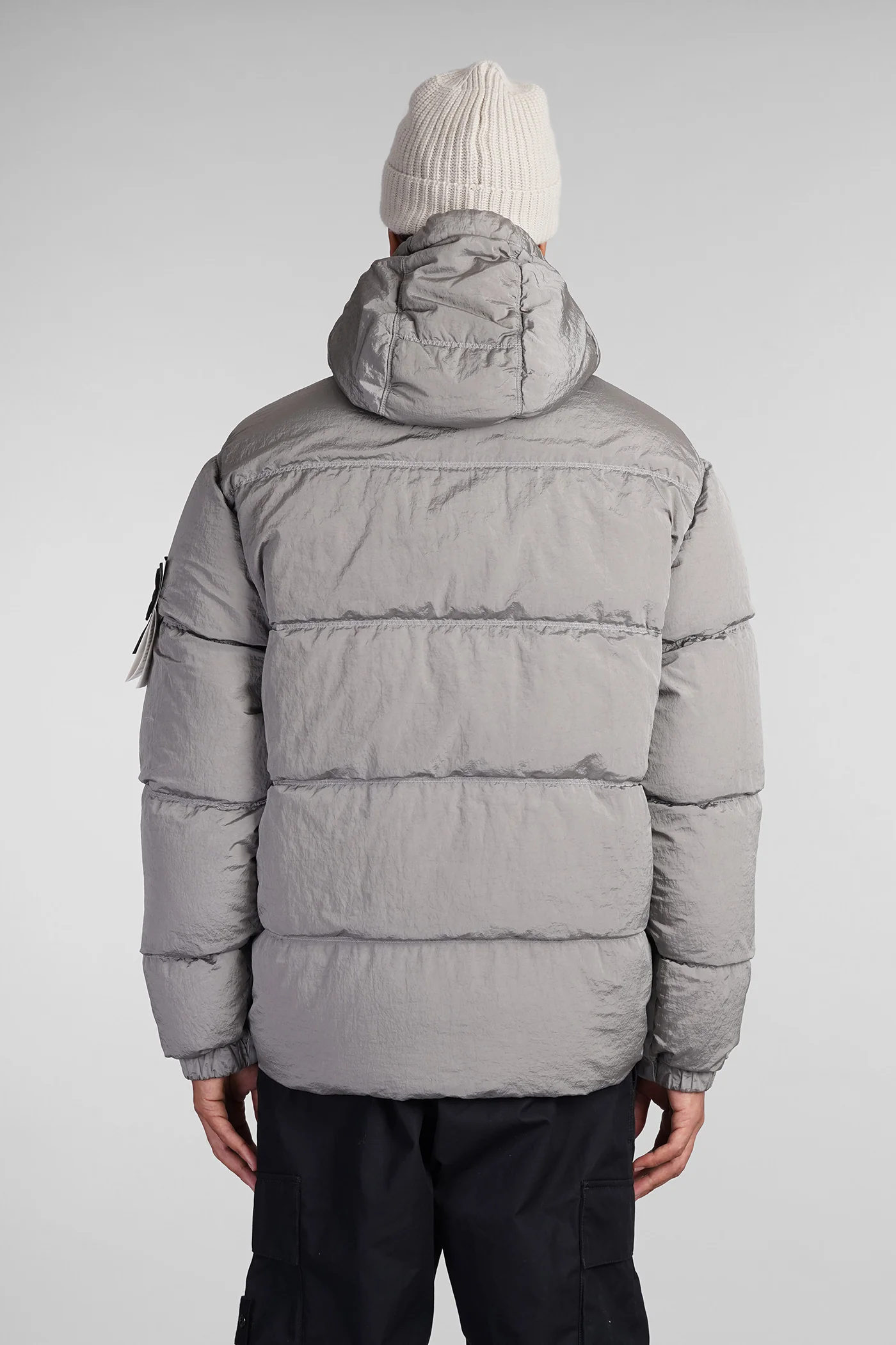 puffer in grey polyamide - Image 3