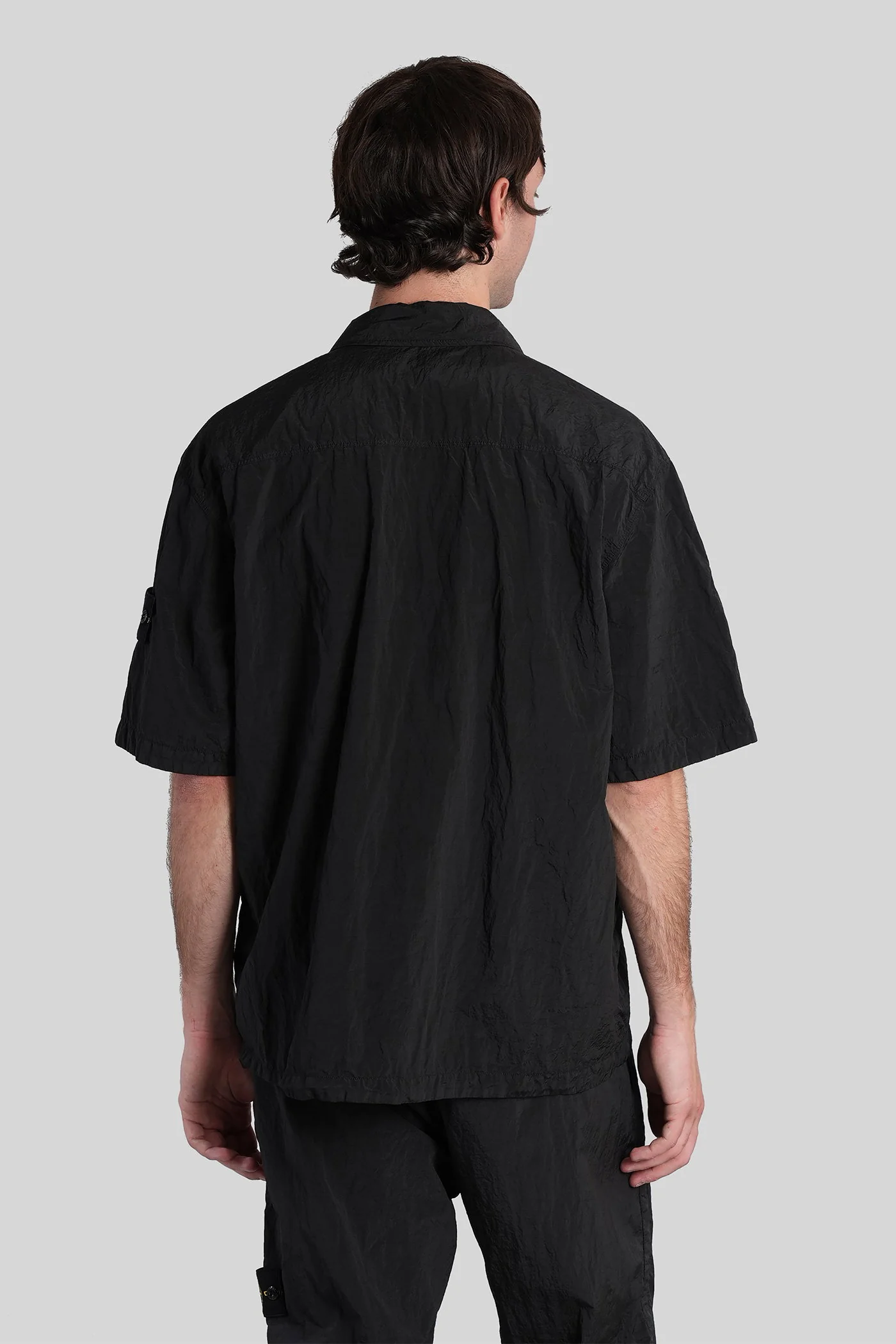 Shirt in black polyamide - Image 3
