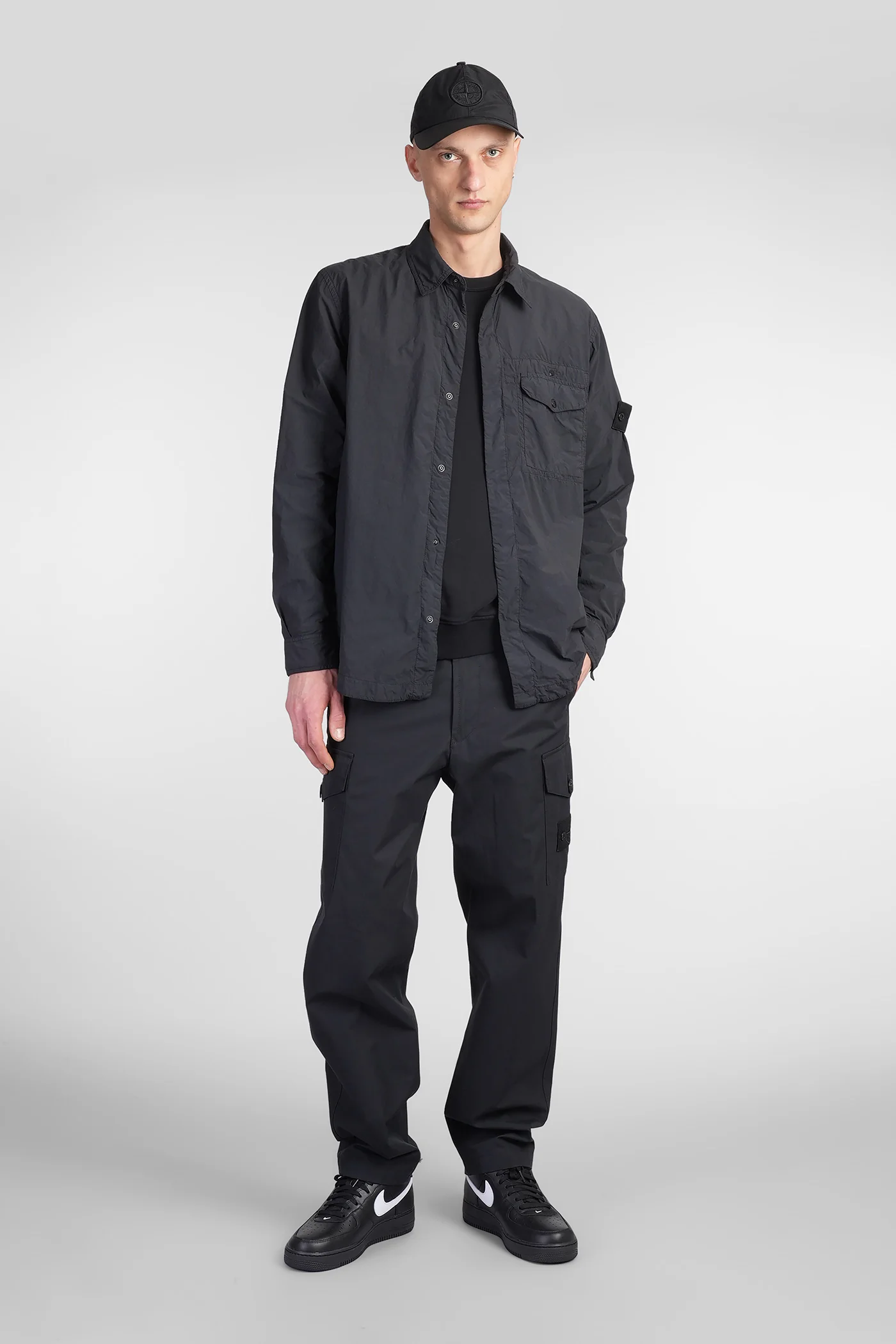 Shirt in black polyamide - Image 2