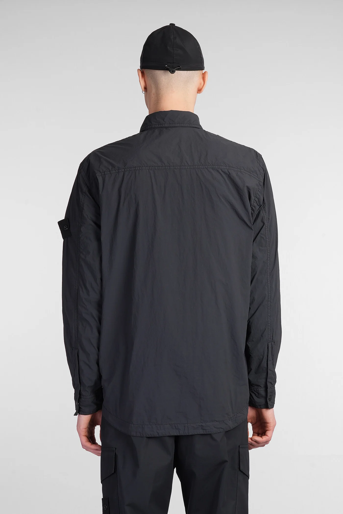 Shirt in black polyamide - Image 3