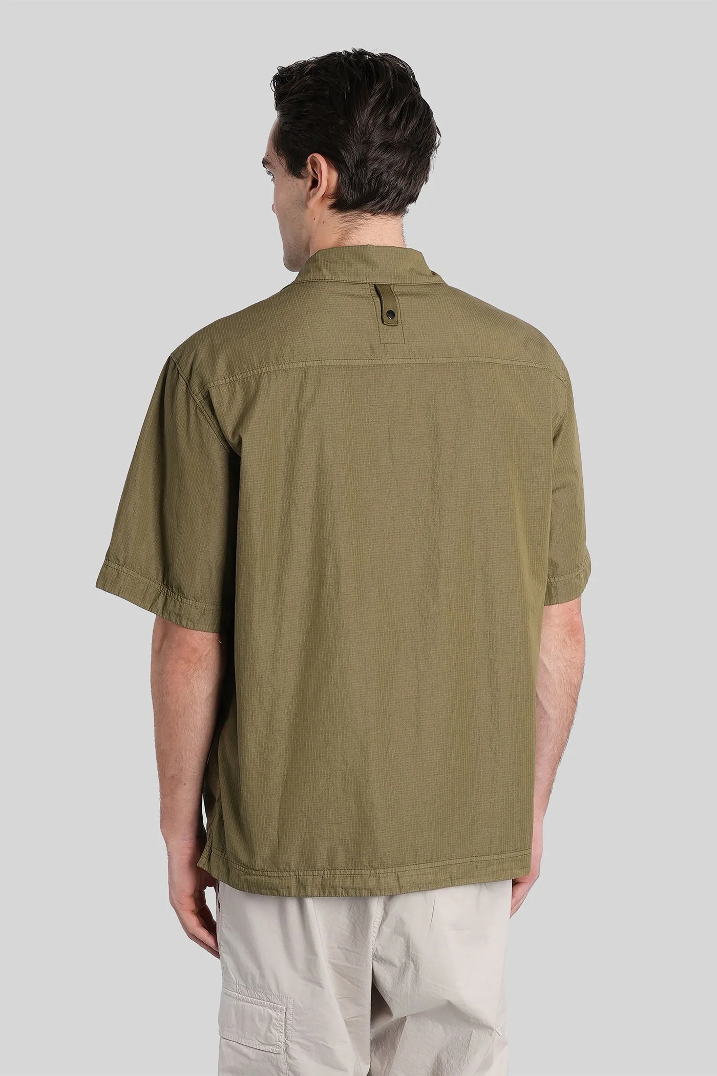 Shirt in green cotton - Image 3