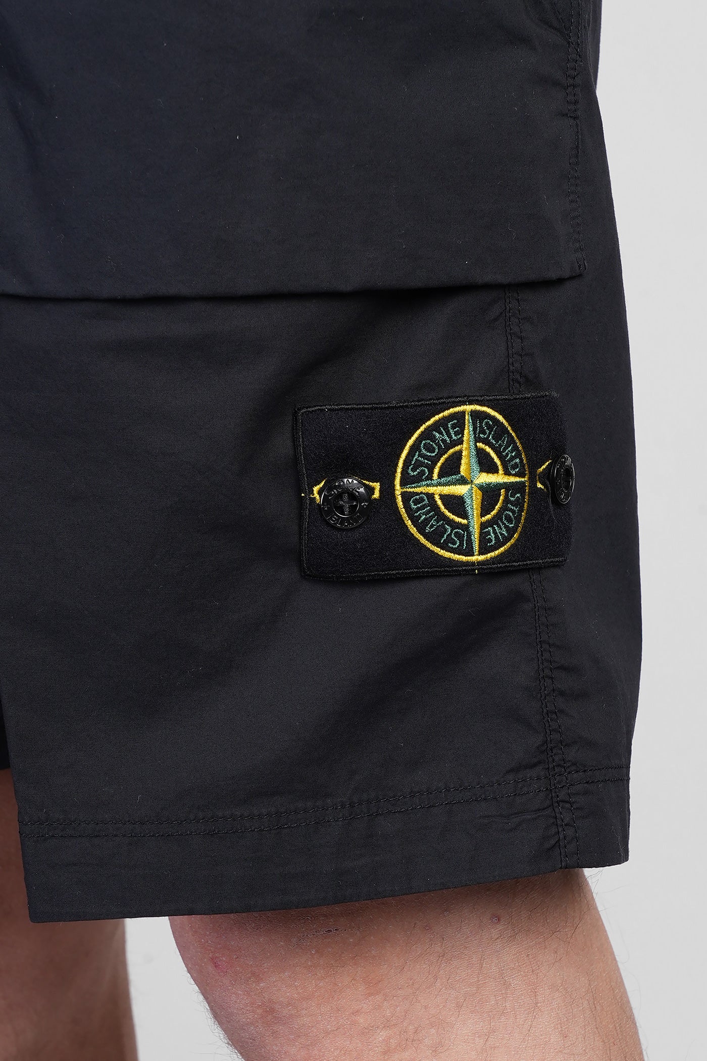 Shorts in blue cotton - Image 5