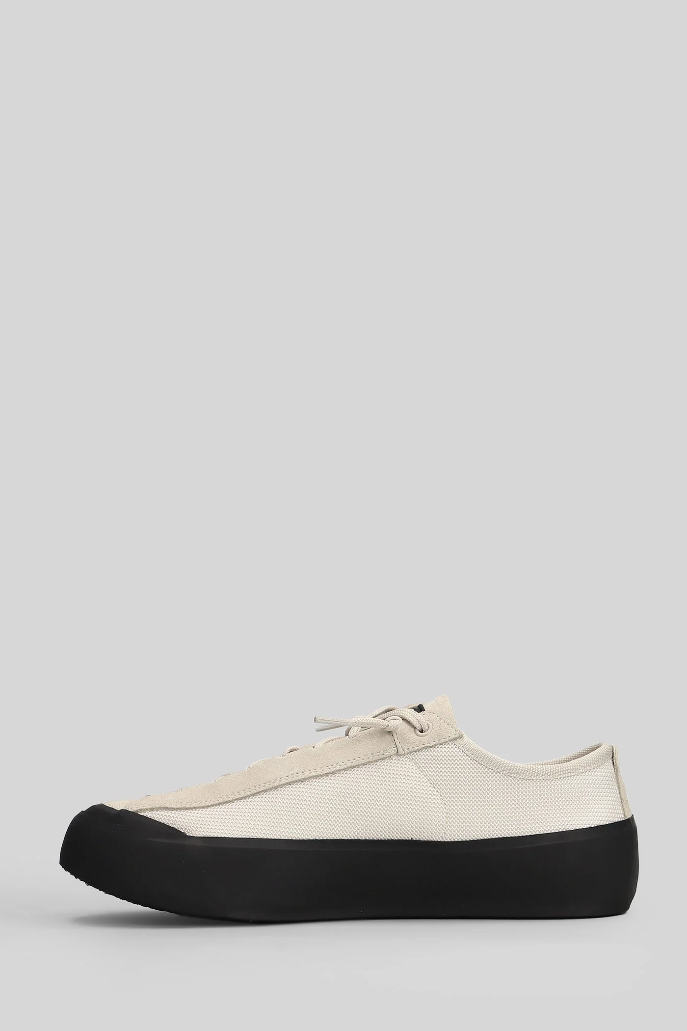 Sneakers in beige Suede and fabric - Image 3