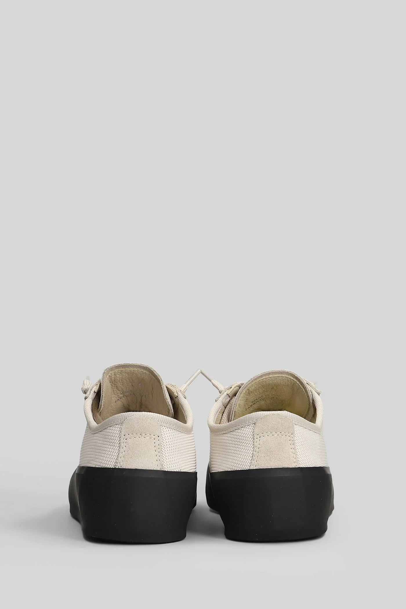 Sneakers in beige Suede and fabric - Image 4