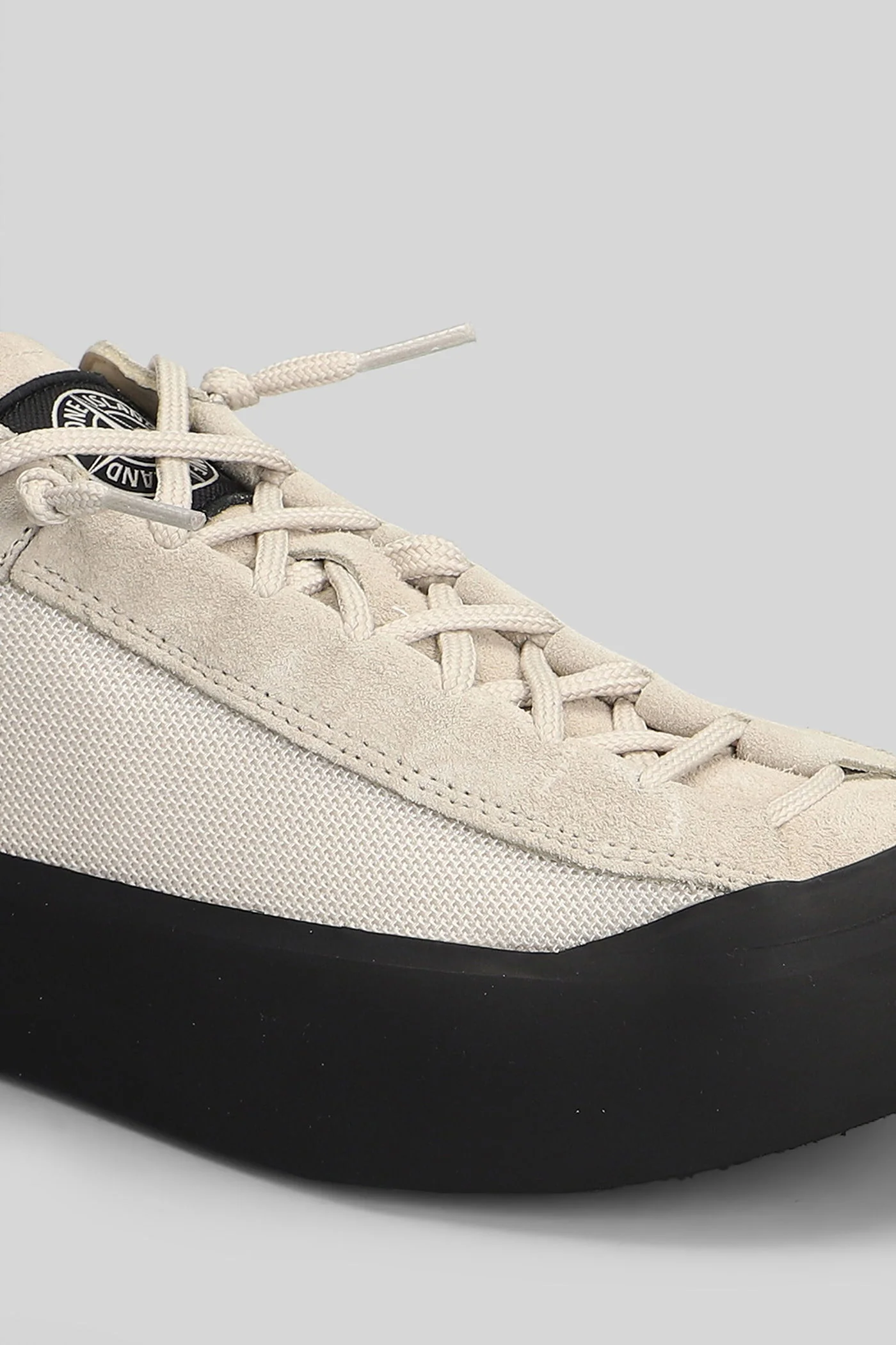 Sneakers in beige Suede and fabric - Image 5