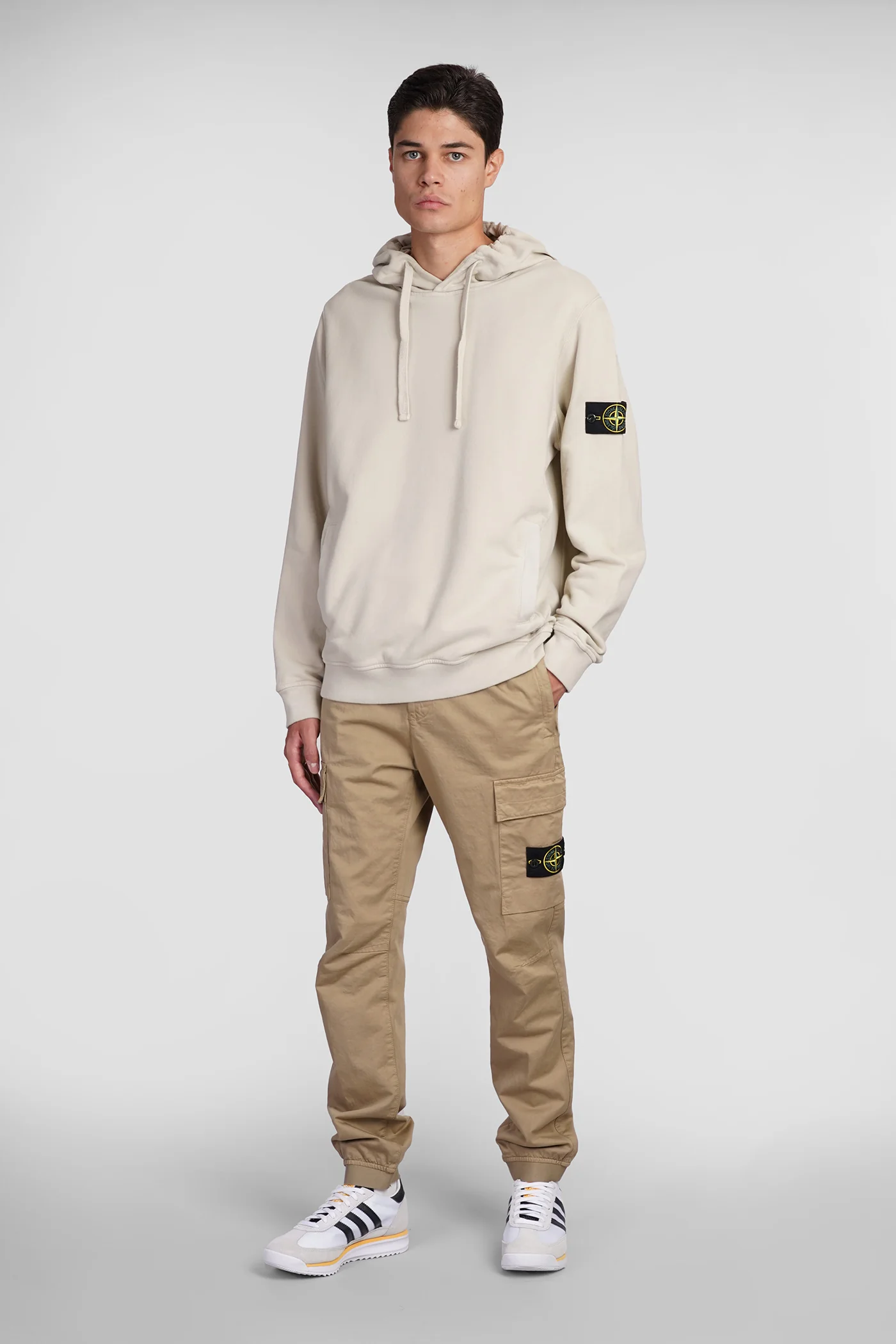 Sweatshirt in beige cotton - Image 2