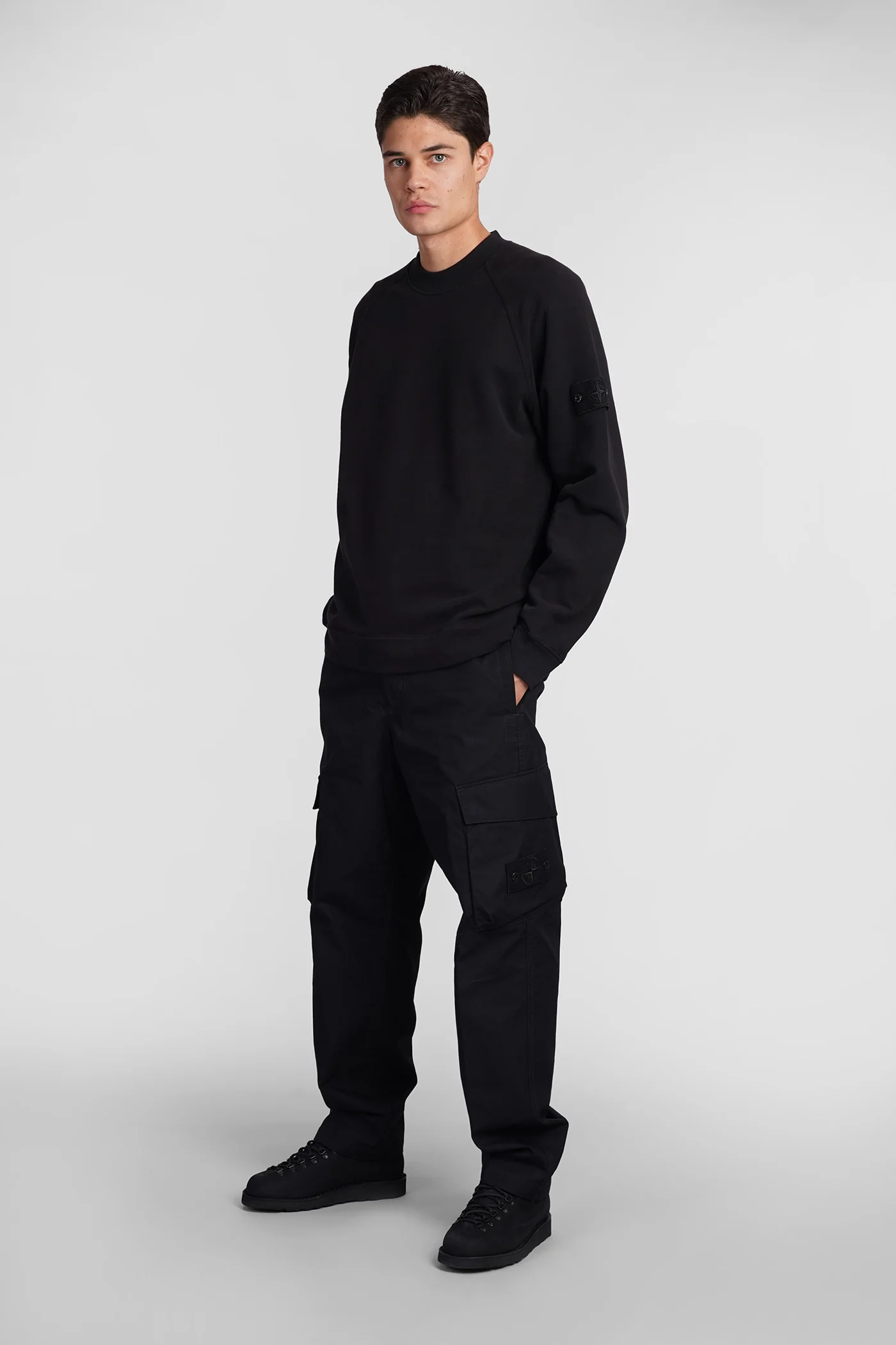 Sweatshirt in black cotton - Image 2