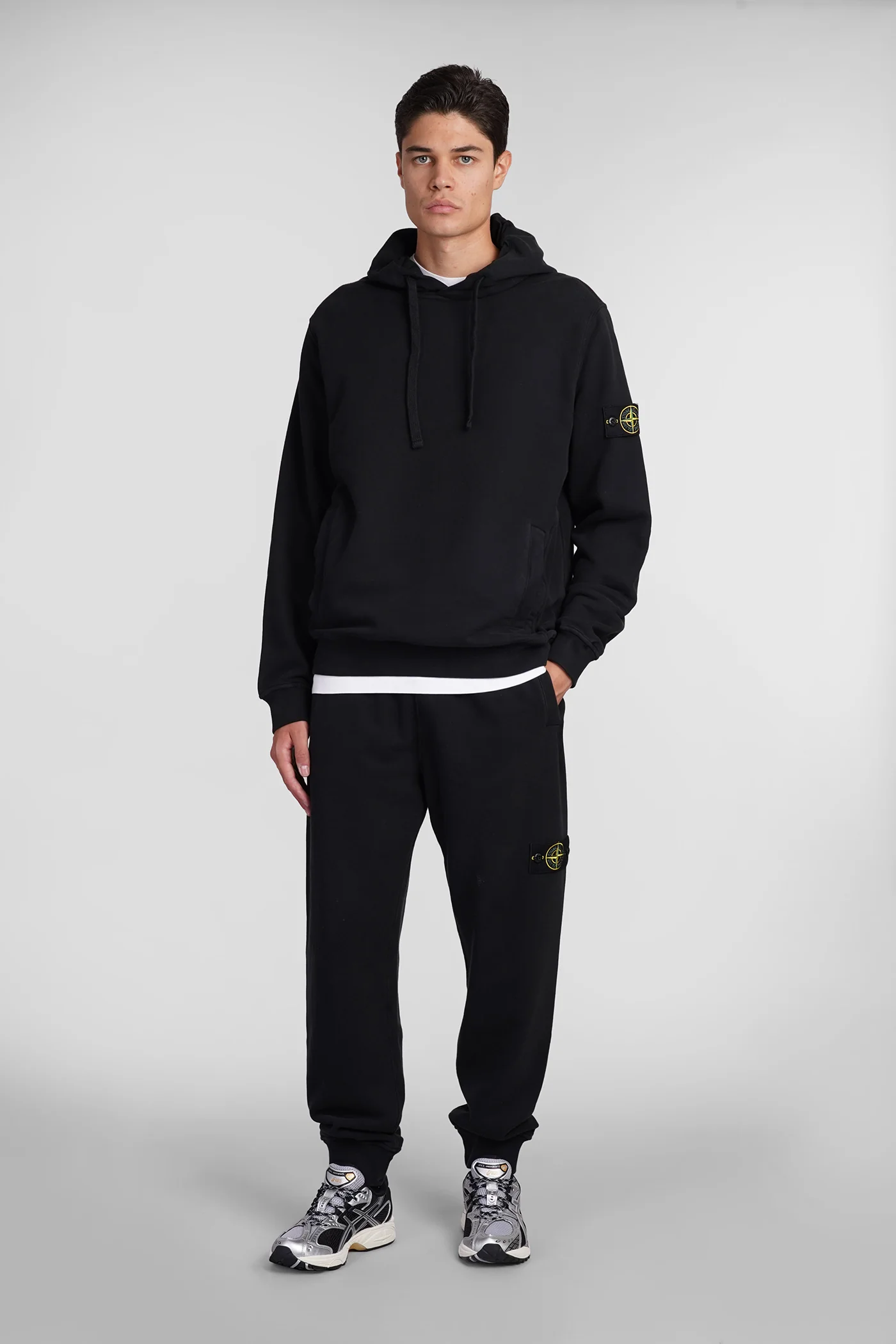 Sweatshirt in black cotton - Image 2