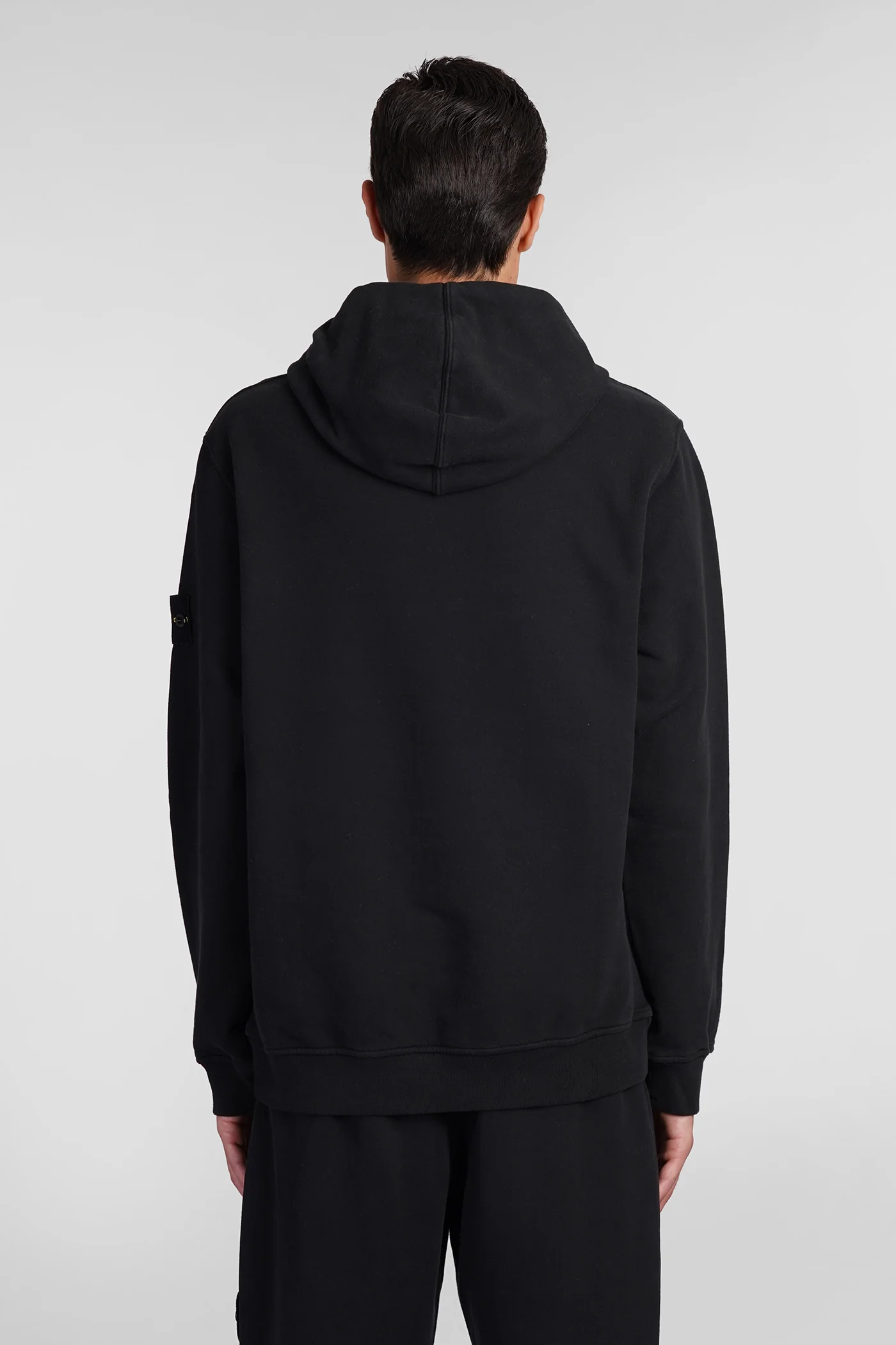Sweatshirt in black cotton - Image 3