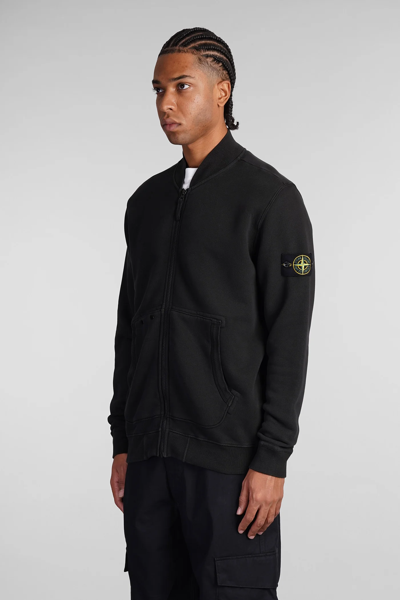 Sweatshirt in black cotton - Image 4