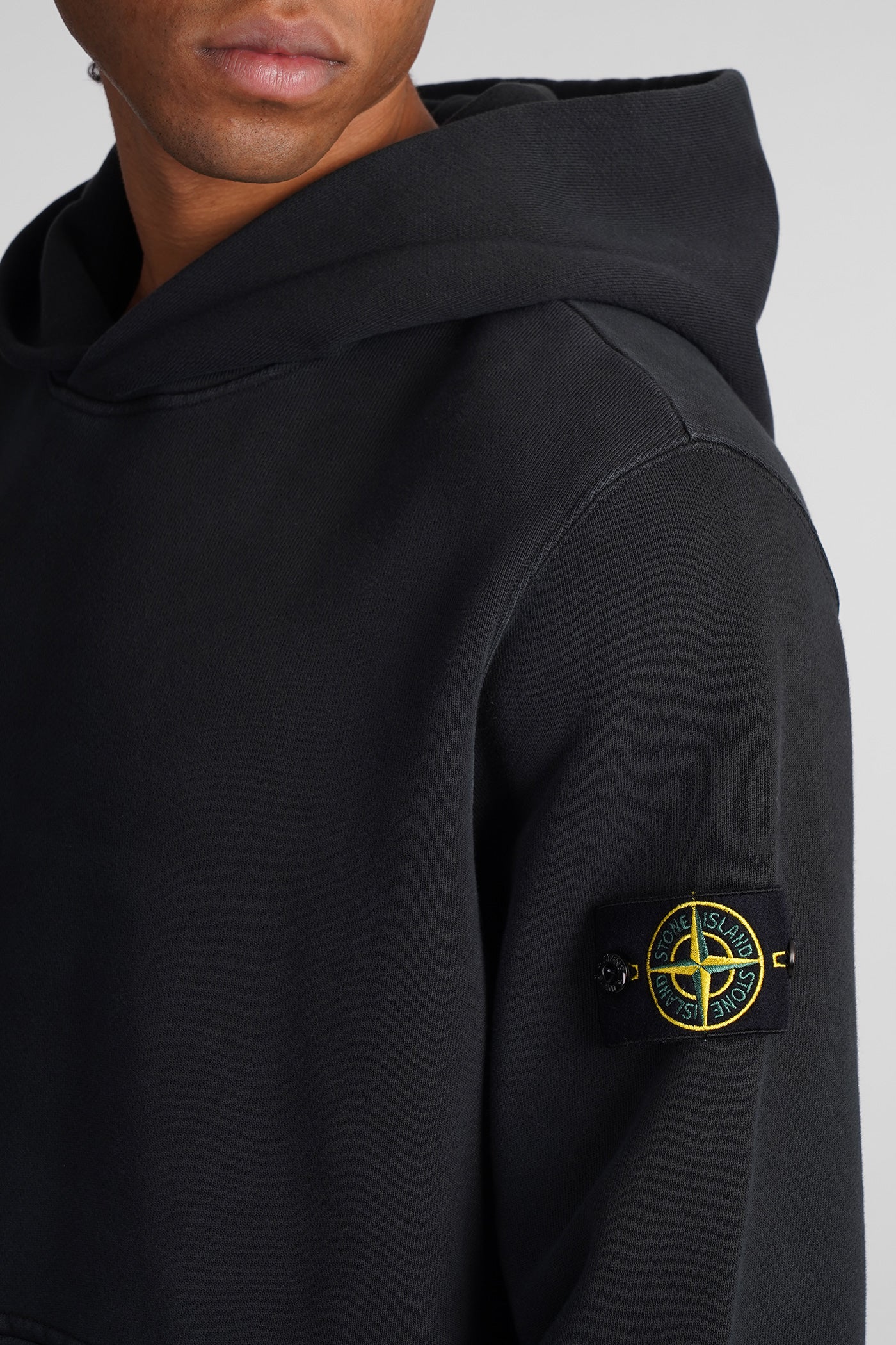 Sweatshirt in black cotton - Image 5