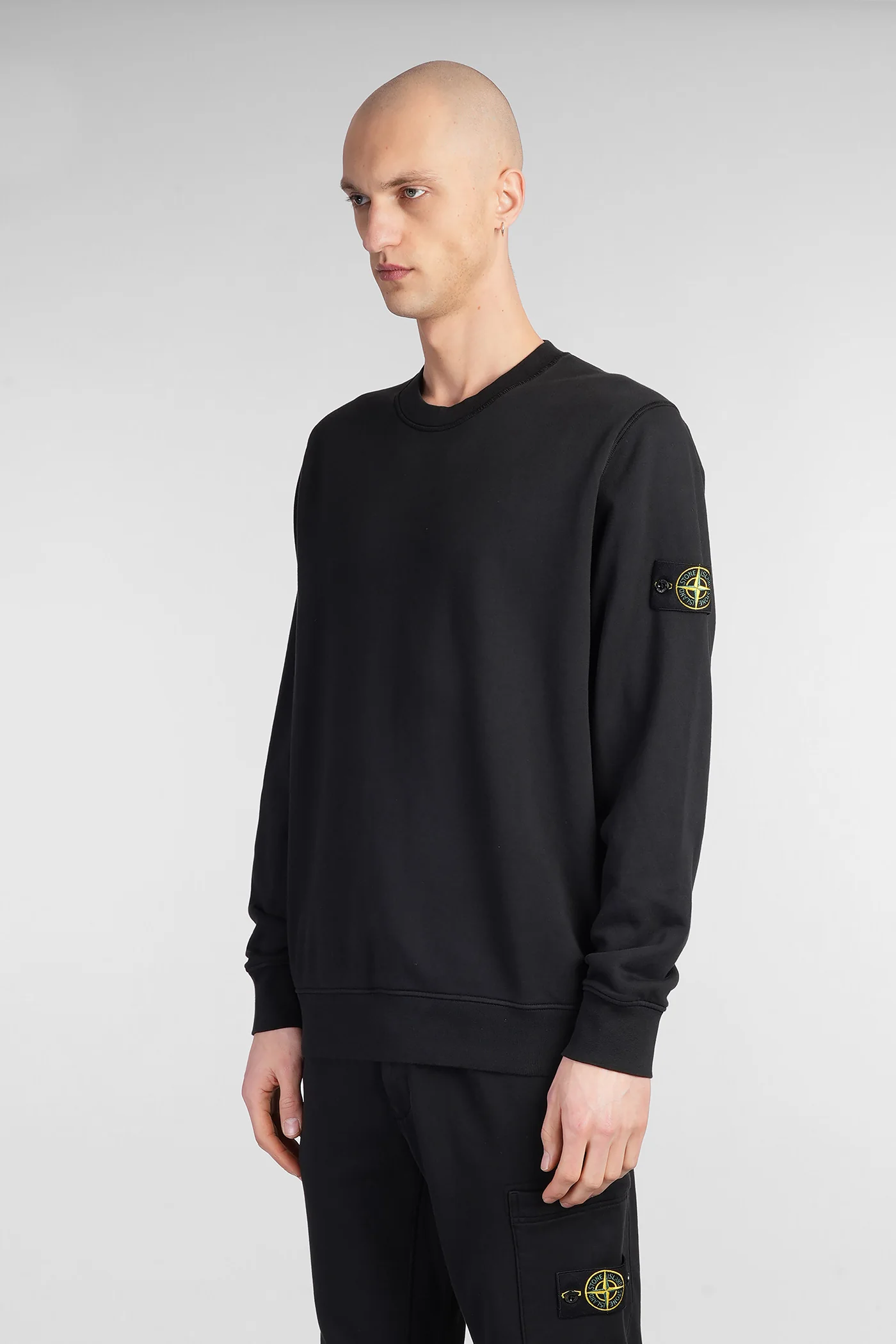Sweatshirt in black cotton - Image 4