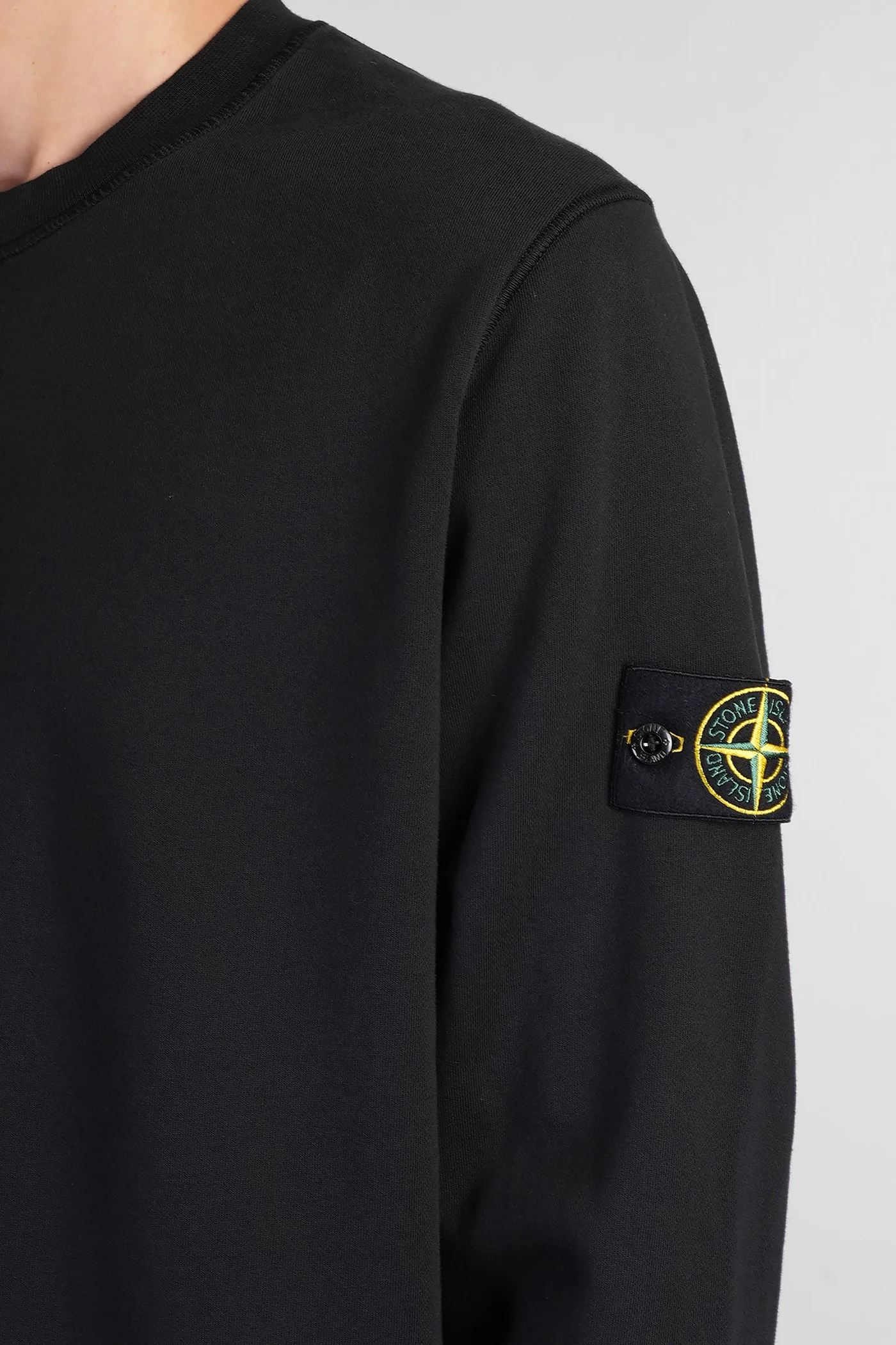 Sweatshirt in black cotton - Image 5