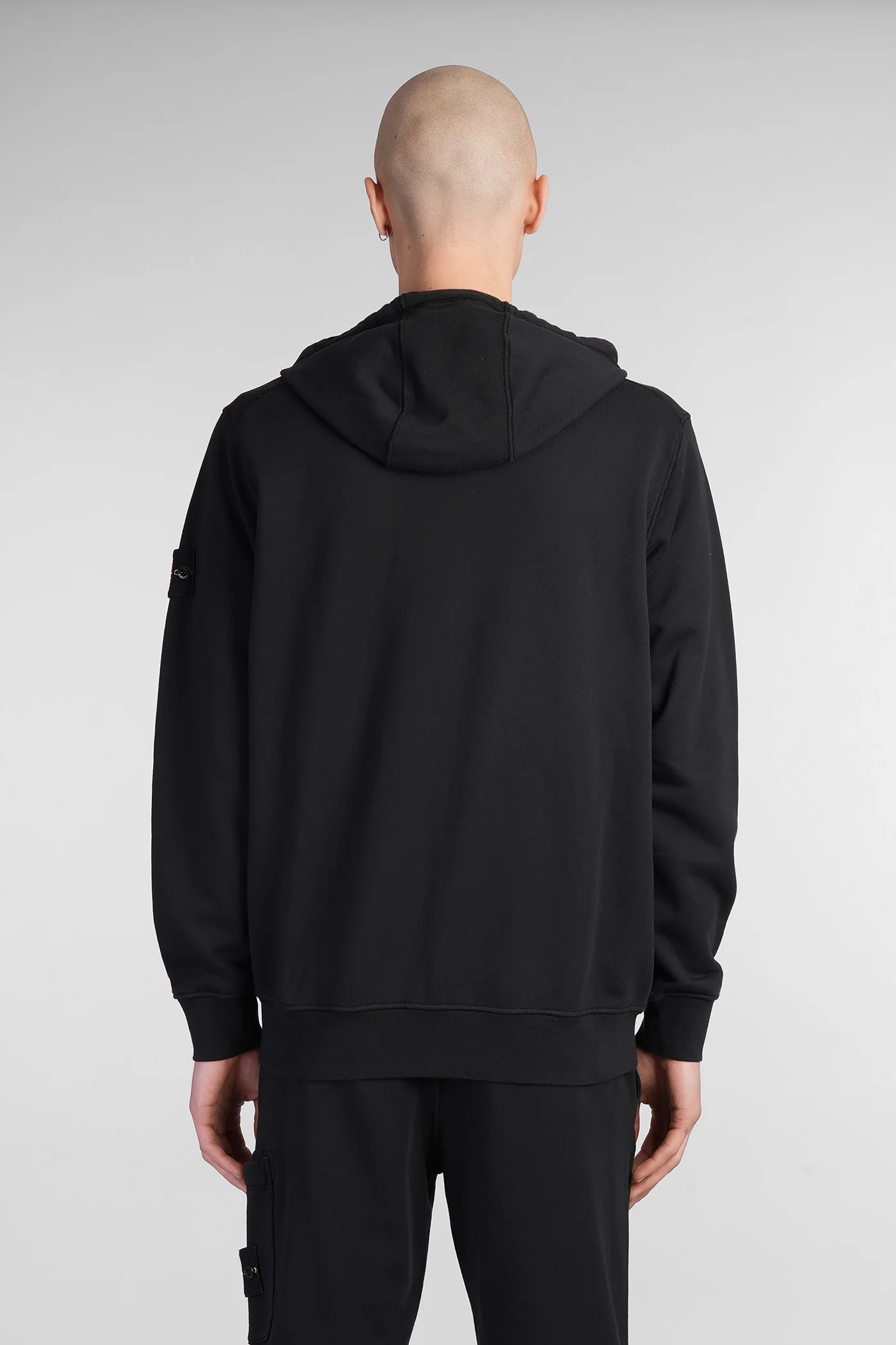 Sweatshirt in black cotton - Image 3
