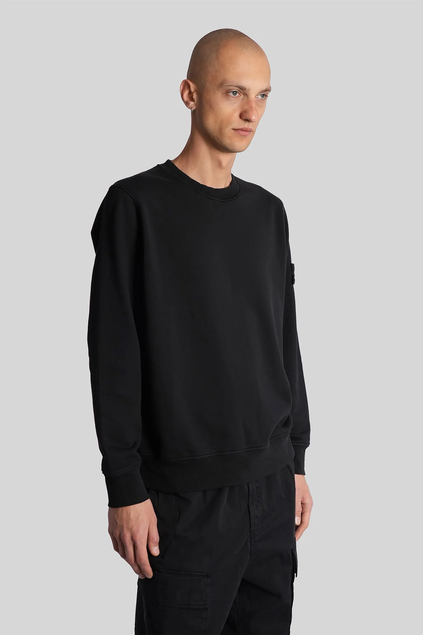Sweatshirt in black cotton - Image 4