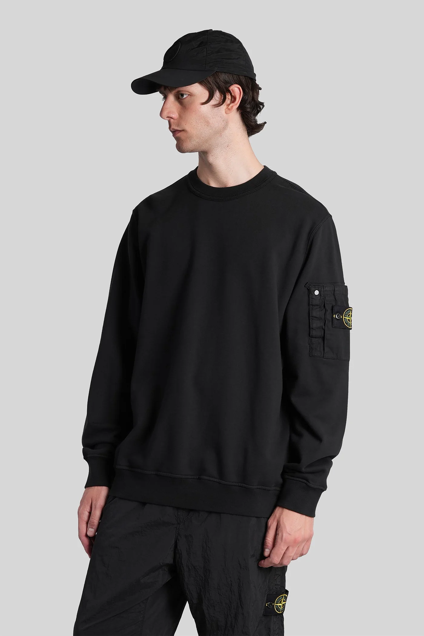 Sweatshirt in black cotton - Image 4