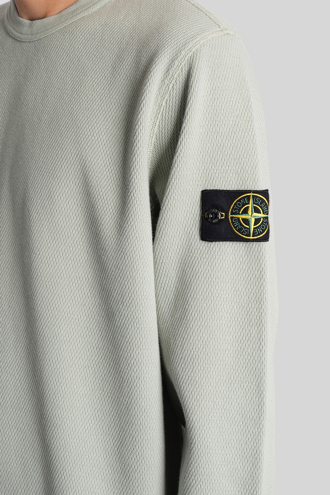 Sweatshirt in green cotton - Image 5