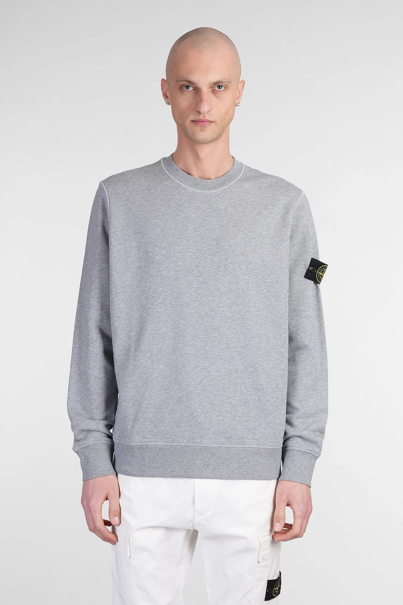 Sweatshirt in grey cotton