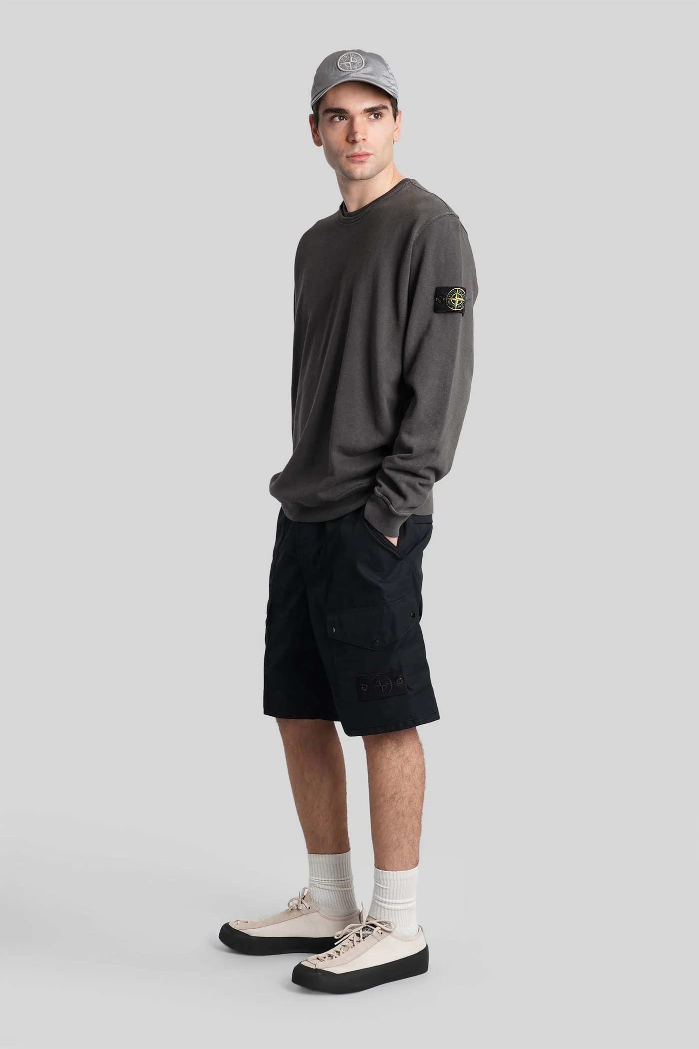 Sweatshirt in grey cotton