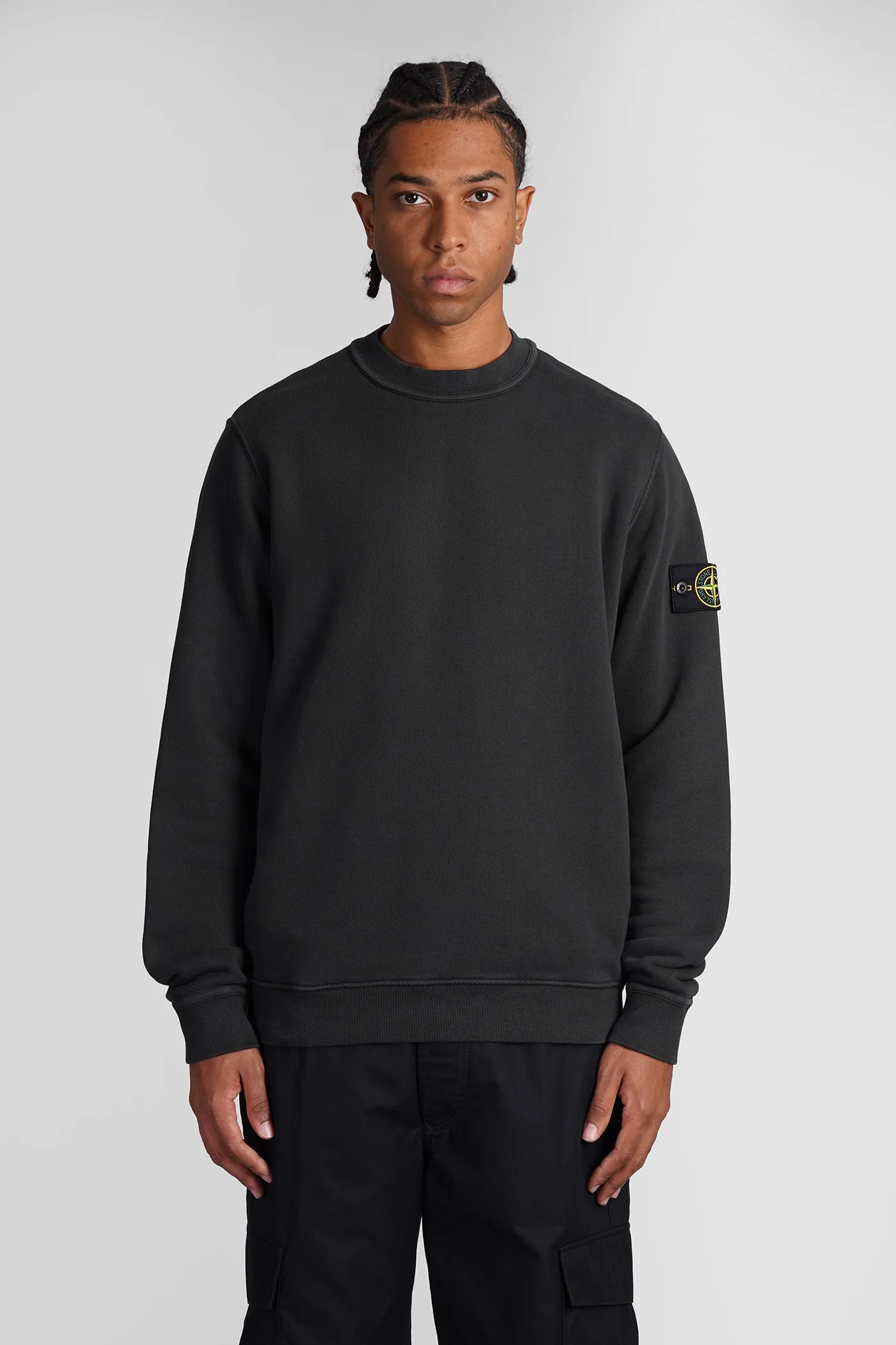 Sweatshirt in grey cotton