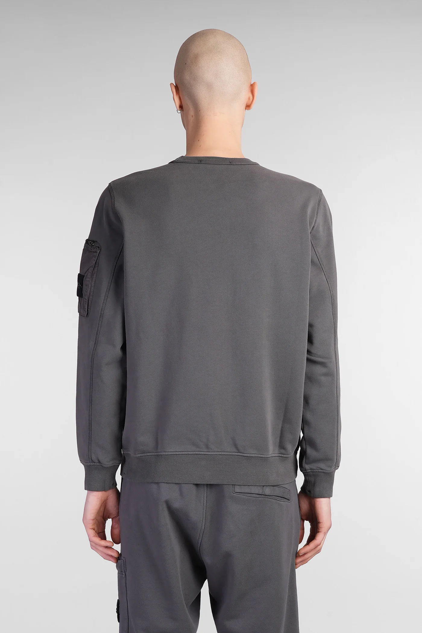 Sweatshirt in grey cotton - Image 3