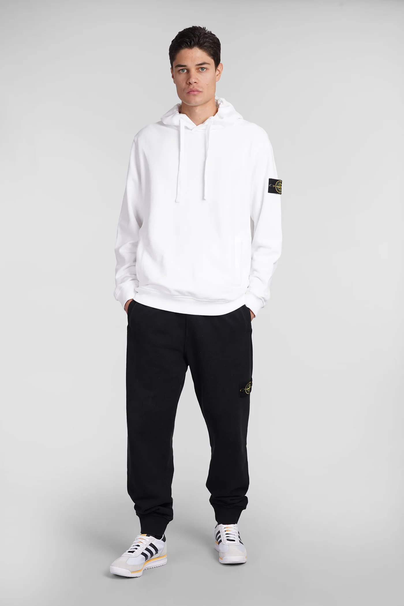 Sweatshirt in white cotton - Image 2