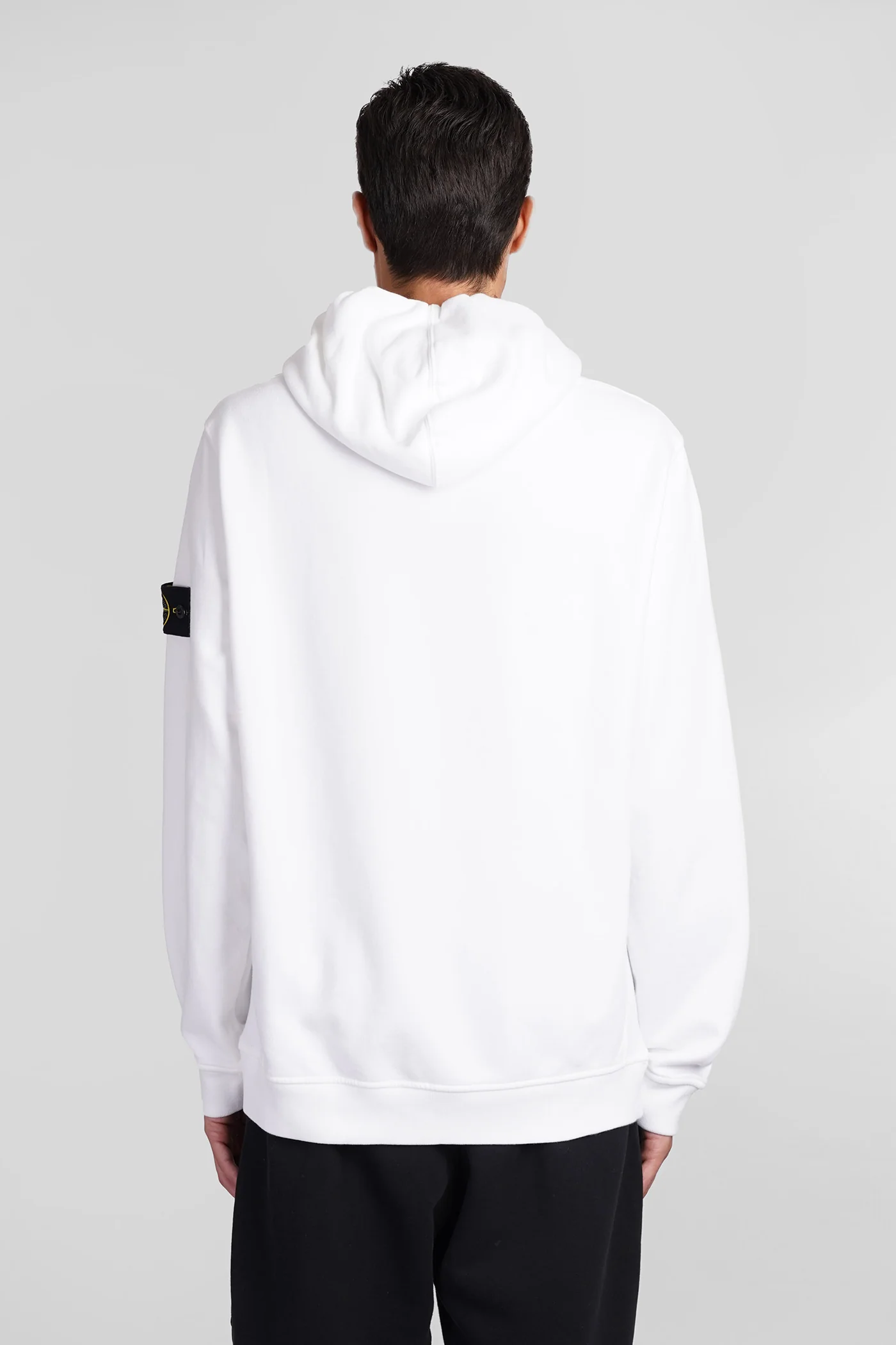 Sweatshirt in white cotton - Image 3